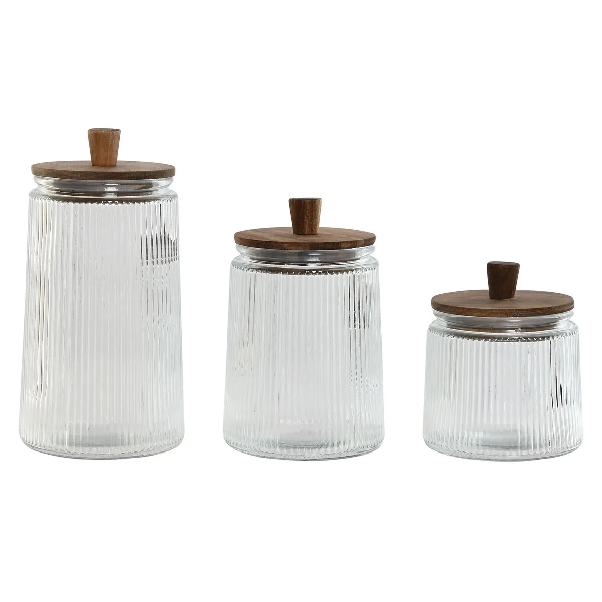 Set de 3 boites home esprit transparent verre acacia 1 8 l 3 pieces s305950986. Diaytar, c'est la vitrine ultime des produits qui comptent vraiment, ceux qui simplifient et embellissent existant.
