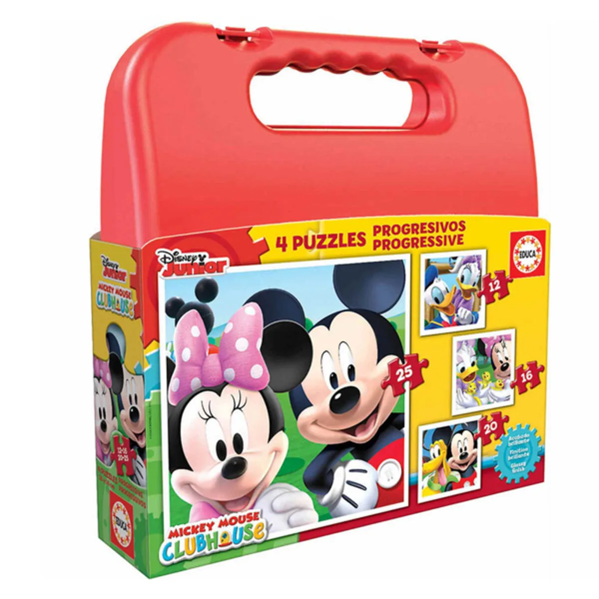 Set de 4 puzzles disney mickey mouse progressive educa 16505 12 16 20 25 pcs s240363786. Nous traitons chaque produit Diaytar avec le même respect que si nous devions l'offrir à un proche. La qualité est non-négociable.