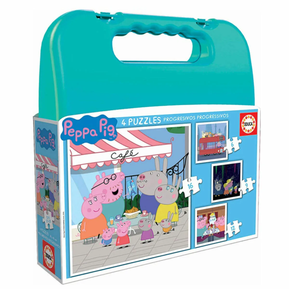 Set de 4 puzzles educa peppa pig progressive 6 9 12 16 pcs s240368515. Diaytar, une boutique en ligne qui défie les catégories traditionnelles en mêlant produits high-tech, maison et lifestyle avec brio