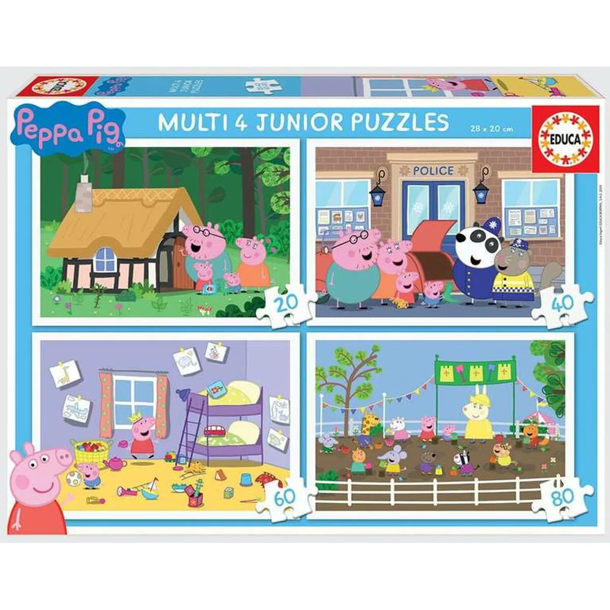 Set de 4 puzzles peppa pig 80 pieces s240749258. Chez Diaytar, nous valorisons autant la fonction que la forme dans chaque produit que nous ajoutons à notre collection