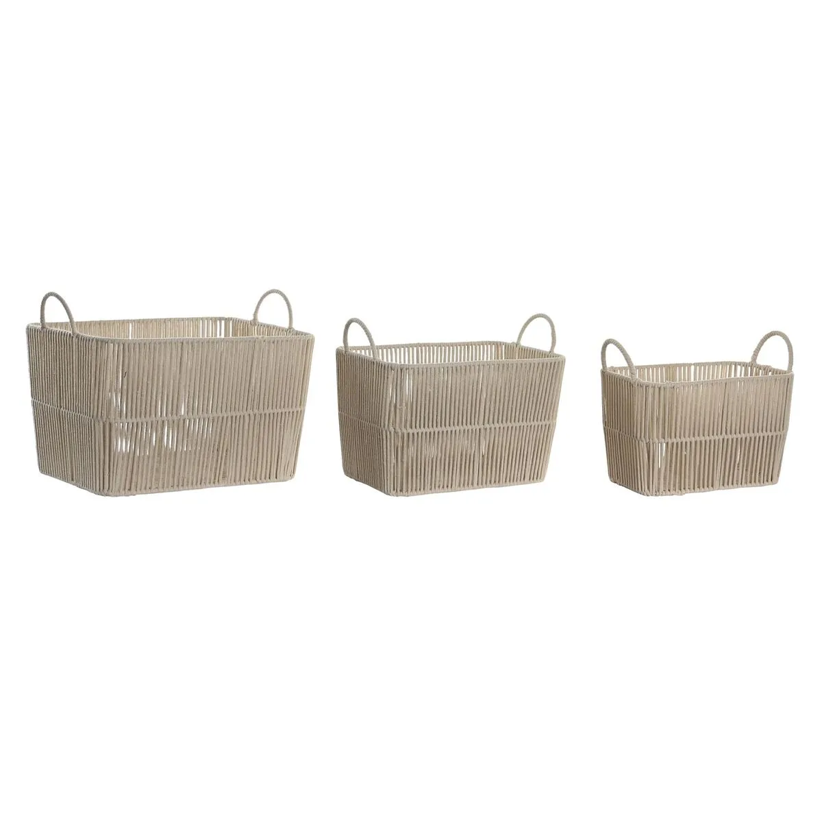 Set de basket dkd home decor beige metal 39 x 29 x 31 cm 3 pieces s303917789. L'aventure Diaytar, c'est celle d'une équipe passionnée qui déniche pour vous les perles rares du marché généraliste