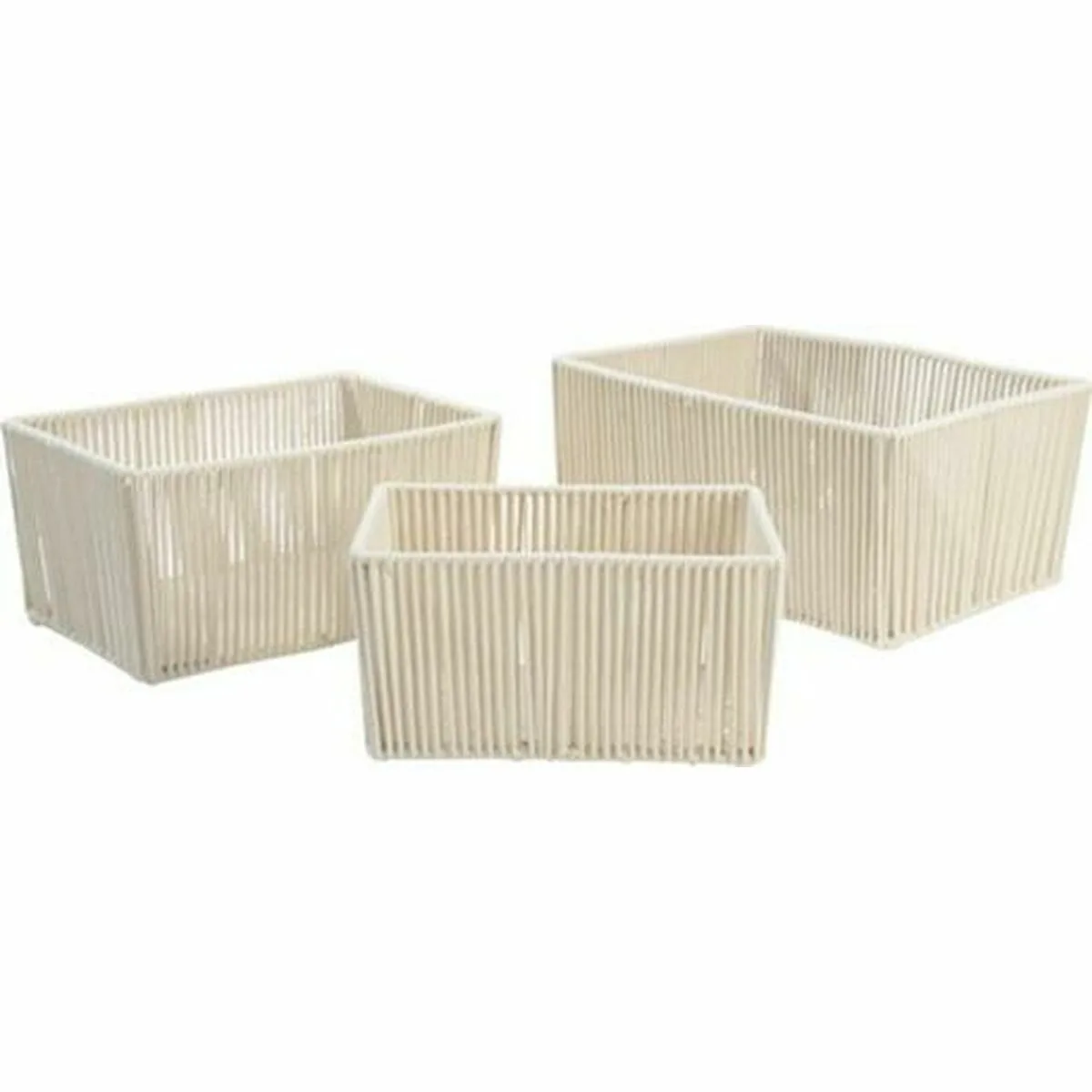 Set de basket dkd home decor beige metal 40 x 30 x 20 cm 3 pieces s303917686. Diaytar a été pensé pour les multitâches, les exigeants, les pressés, les rêveurs... En somme, pour vous.