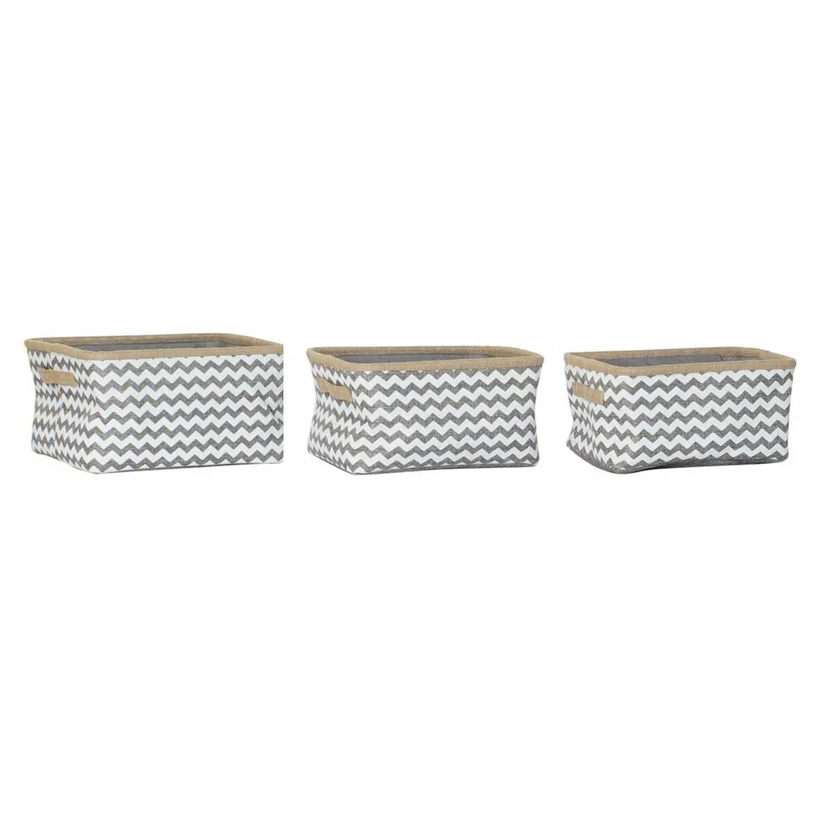 Set de basket dkd home decor blanc gris jute zigzag boho 36 x 31 x 20 cm 3 pieces s301857623. L'aventure Diaytar est une quête permanente de sens et d'esthétisme à travers des produits soigneusement pensés.