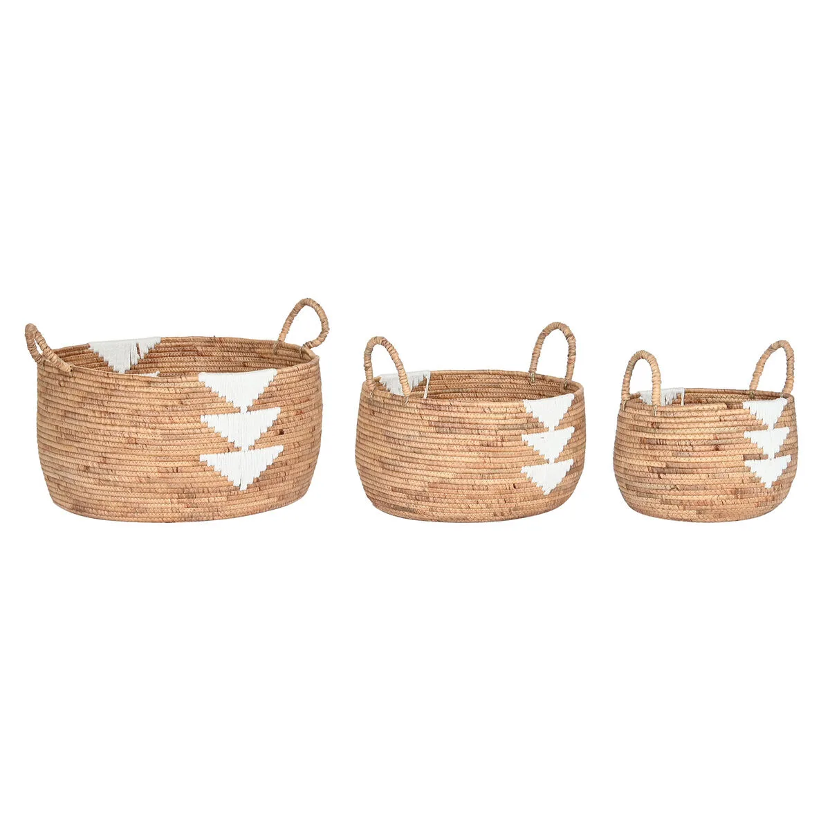 Set de basket dkd home decor blanc naturel corde herbier marin 3 pieces s304293612. Diaytar opère une veille constante pour vous offrir l'élite des produits généraux, électroniques et maison.