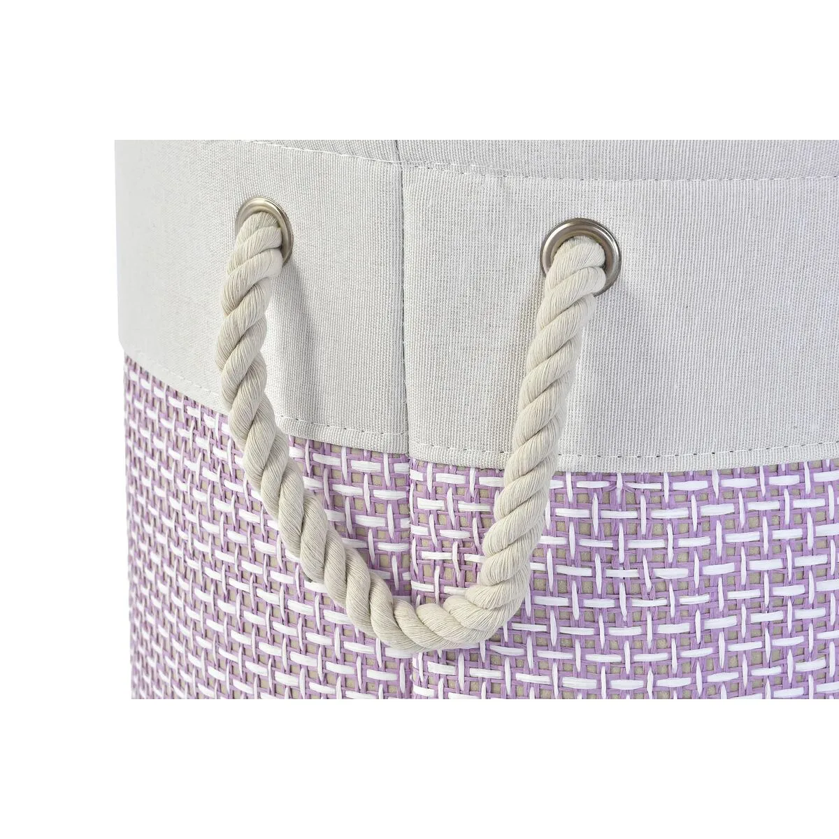 Set de basket dkd home decor blanc rose lila 40 x 40 x 49 cm 4 kg 3 pieces 2 unites s302899469. Exprimez votre personnalité avec les accessoires tendance de Diaytar.