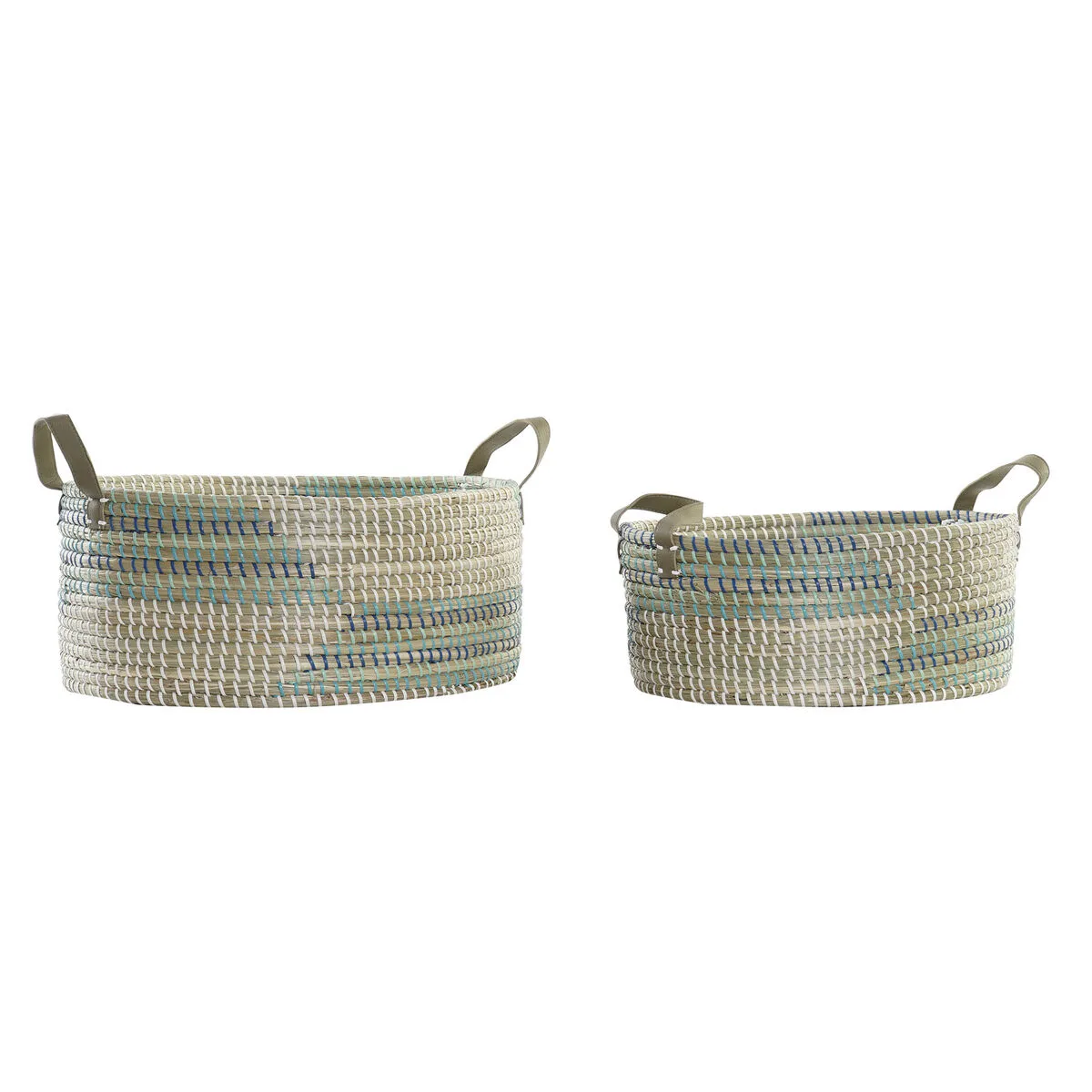 Set de basket dkd home decor blanc turquoise naturel herbier marin tropical 45 x 35 x 18 cm 2 pieces s302898723. Diaytar pense global, shoppe local : une plateforme généraliste avec une approche curated pour un public international