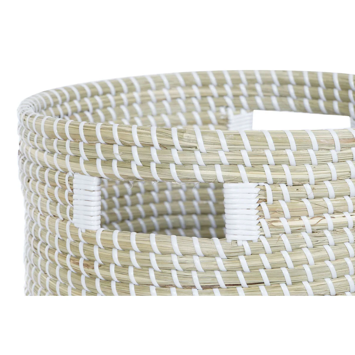 Set de basket dkd home decor bleu blanc naturel herbier marin 2 pieces s305268781. Notre mission : éradiquer le superflu pour ne vous proposer que l'essentiel... mais en beaucoup plus stylé. Bienvenue chez Diaytar.