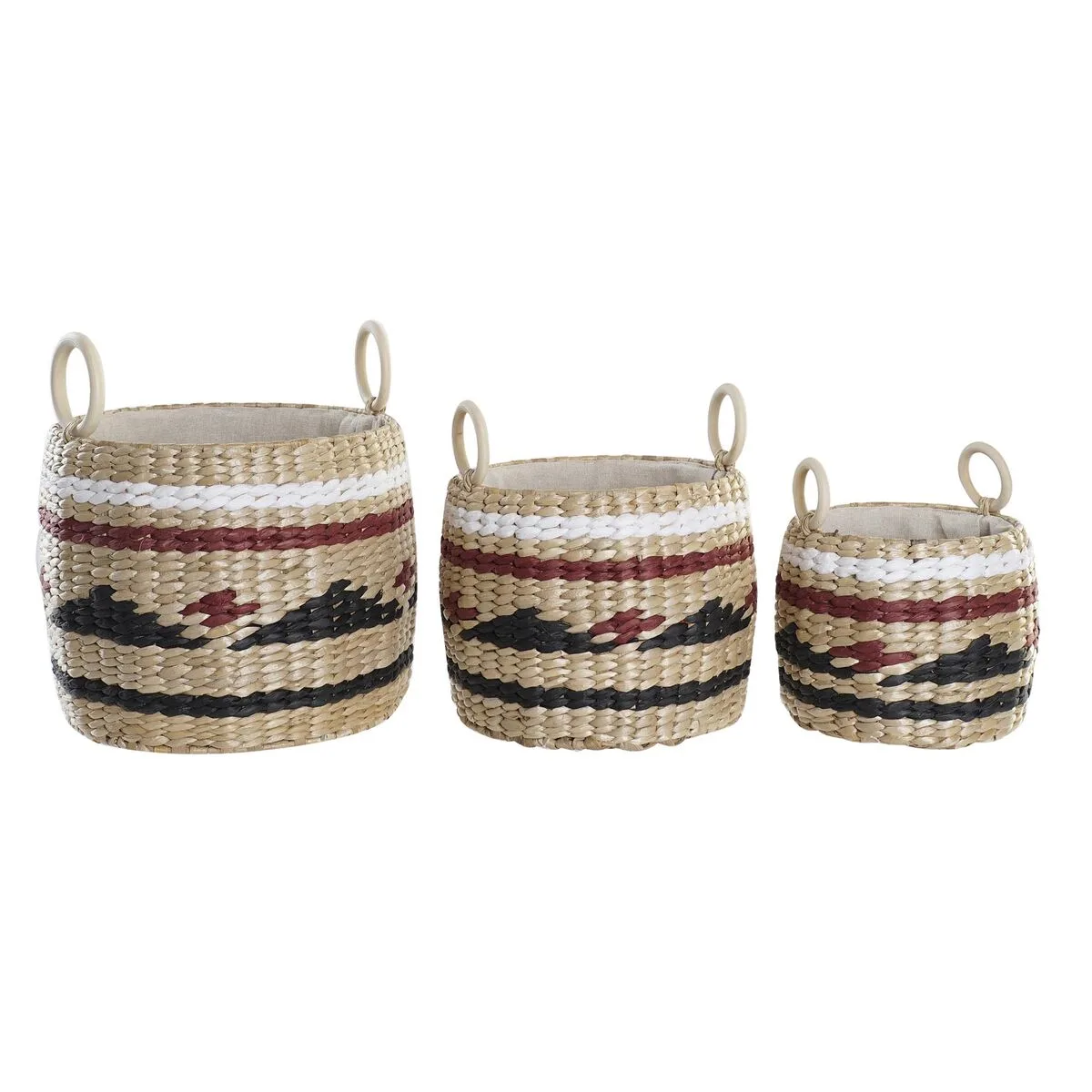 Set de basket dkd home decor fibre naturelle 30 x 30 x 25 cm colonial s302897172. Diaytar incarne le renouveau du commerce en ligne : authentique, engagé et résolument tourné vers l'avenir.