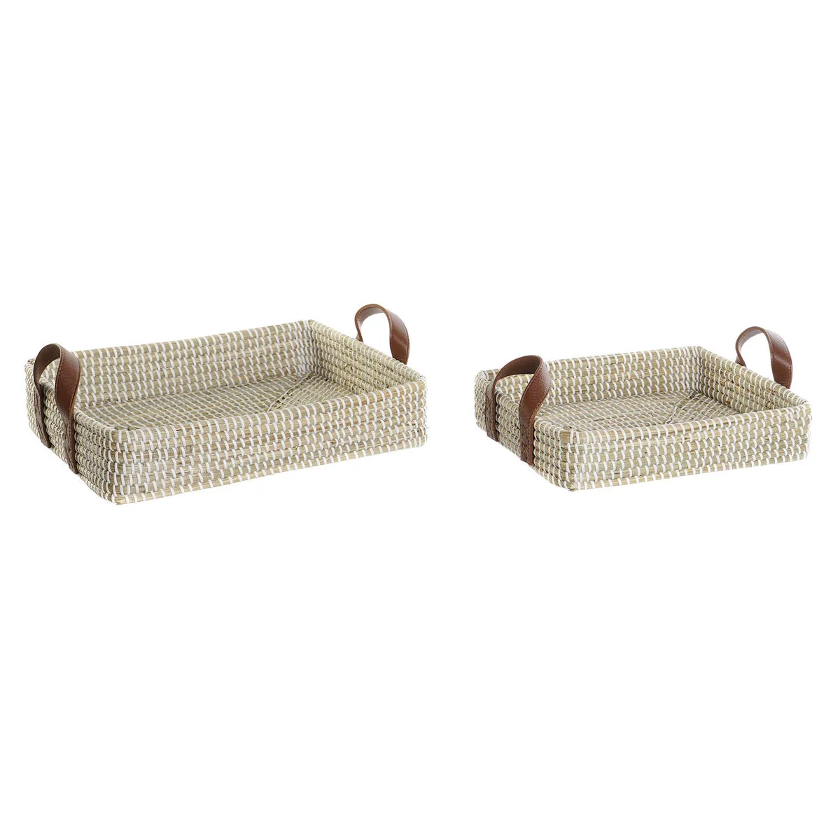 Set de basket dkd home decor fibre naturelle naturel urbaine 41 x 32 x 9 cm s305268593. Diaytar ne stocke pas des produits, il collectionne des pièces uniques pour enrichir votre quotidien.