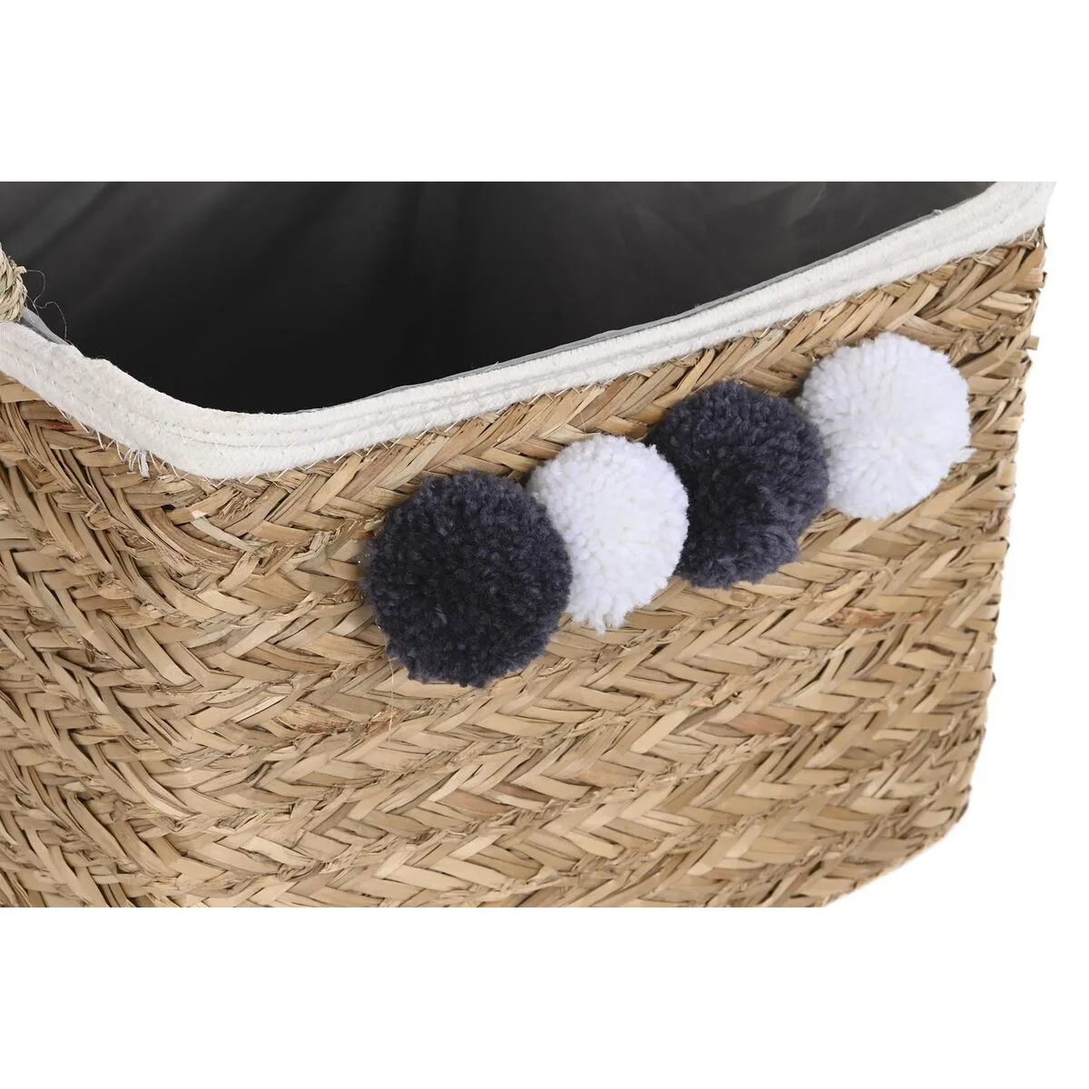 Set de basket dkd home decor fibre naturelle pompons 33 x 33 x 25 cm s303923134. Diaytar décomplexe le shopping en ligne : trouvez tout ce dont vous avez besoin et tout ce dont vous rêvez, au même endroit