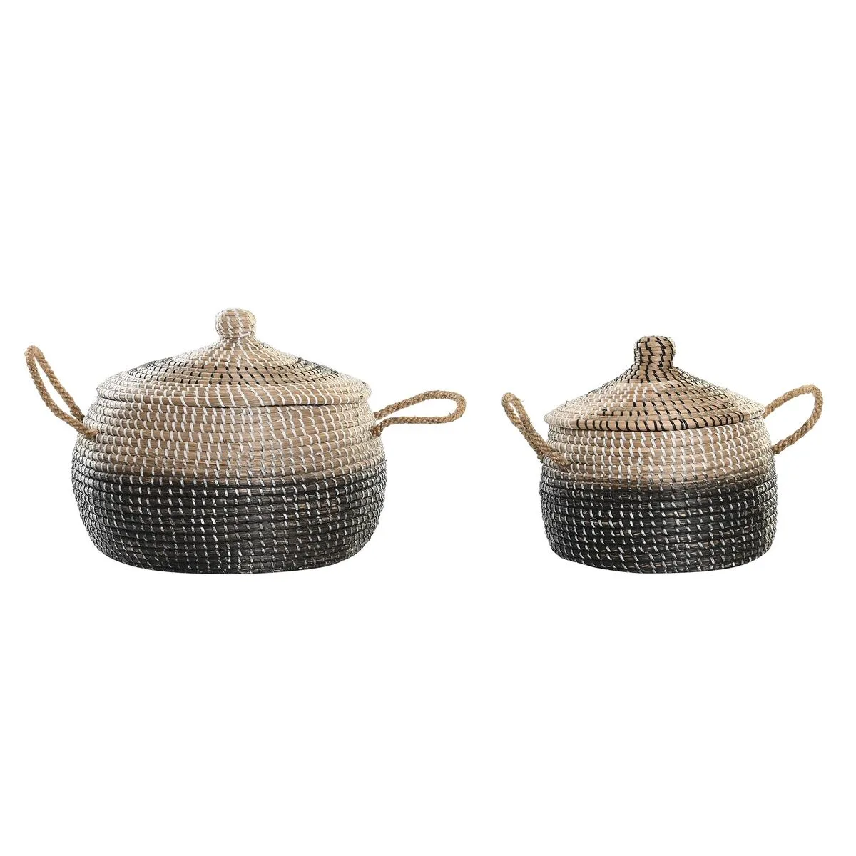 Set de basket dkd home decor gris naturel bicolore herbier marin boho 41 x 41 x 33 cm 2 unites s301862195. Chez Diaytar, nous transformons vos envies en réalité avec style.