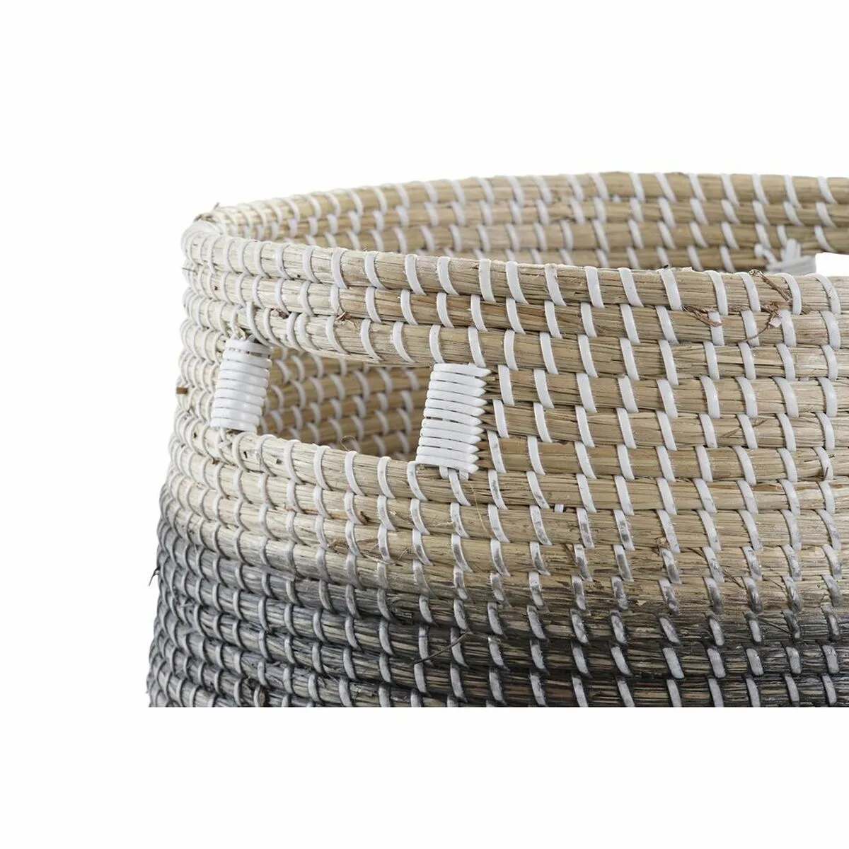 Set de basket dkd home decor gris naturel herbier marin 3 pieces s301862398. L'excellence à portée de clic avec la boutique en ligne Diaytar.
