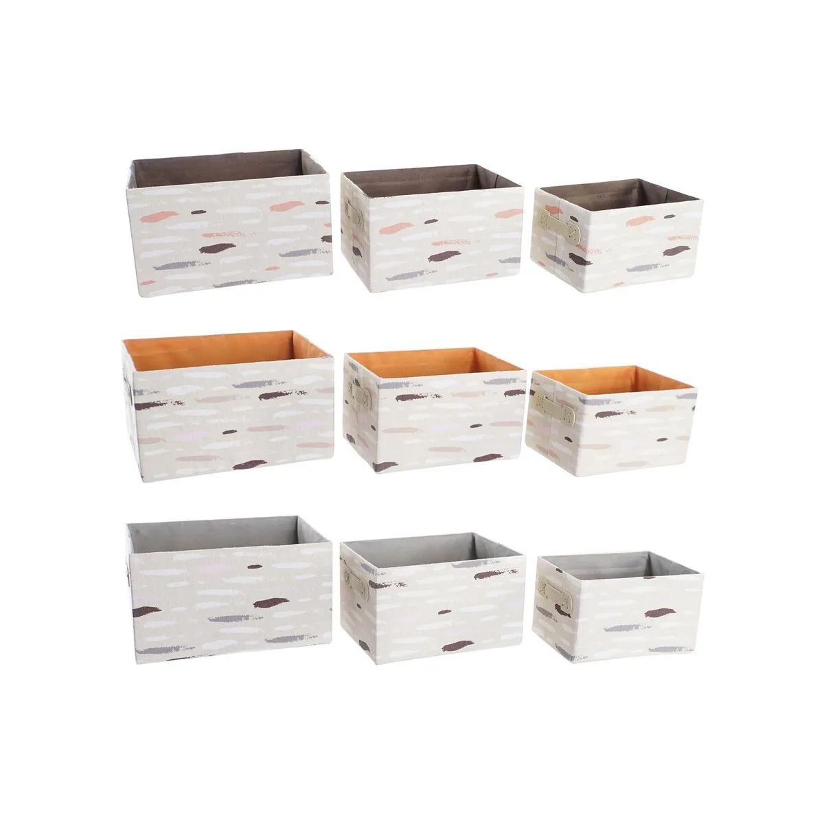 Set de basket dkd home decor marron gris orange 32 x 24 x 18 cm 3 unites s302902840. Chez Diaytar, chaque achat est une expérience unique. Explorez notre sélection premium !