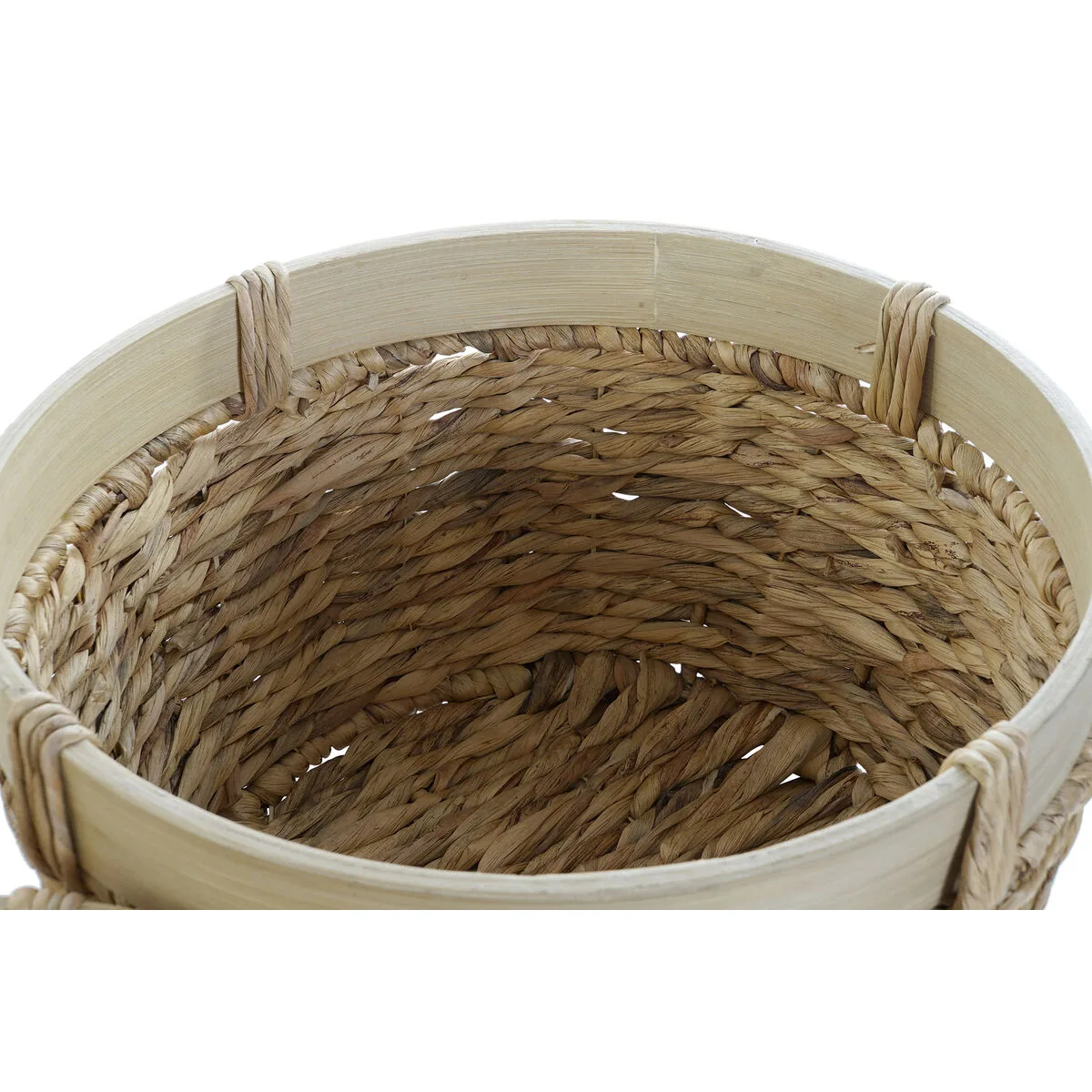 Set de basket dkd home decor marron naturel bambou joncs tropical 40 x 40 x 23 cm 3 pieces s302869055. Bien plus qu'un site, Diaytar est un club. Le club de ceux qui savent reconnaître la valeur d'un produit exceptionnel.