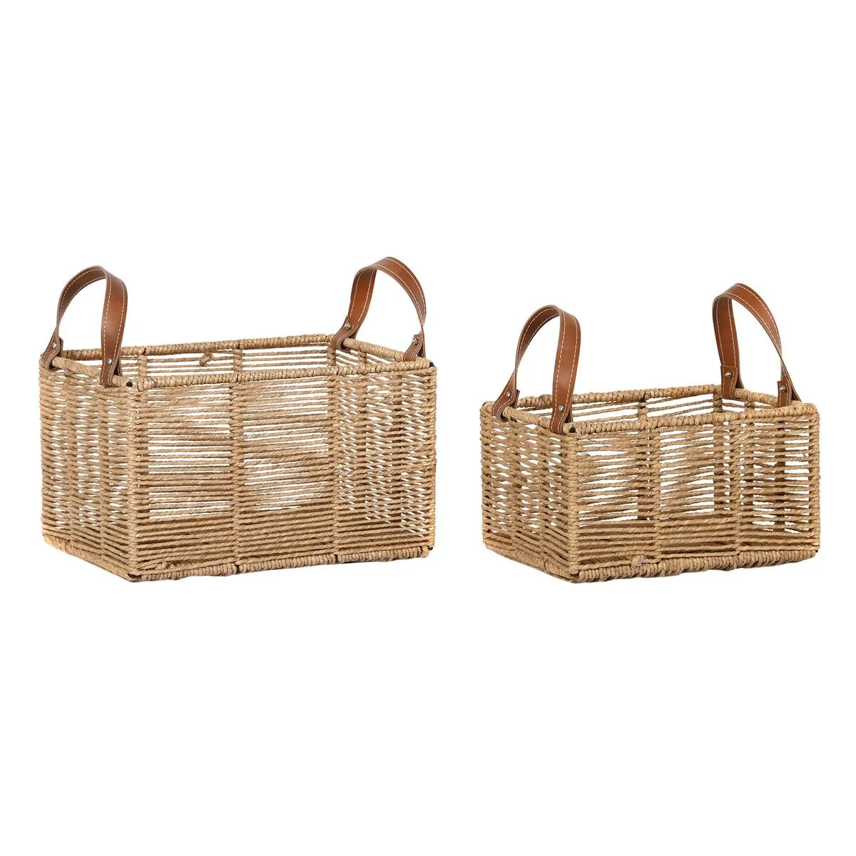 Set de basket dkd home decor marron naturel metal corde boho 36 x 27 x 20 cm 36 x 27 x 33 cm s302905799. Notre raison d'être : vous faire économiser le plus précieux des resources : votre temps. Bienvenue sur Diaytar, les produits triés sur le volet.