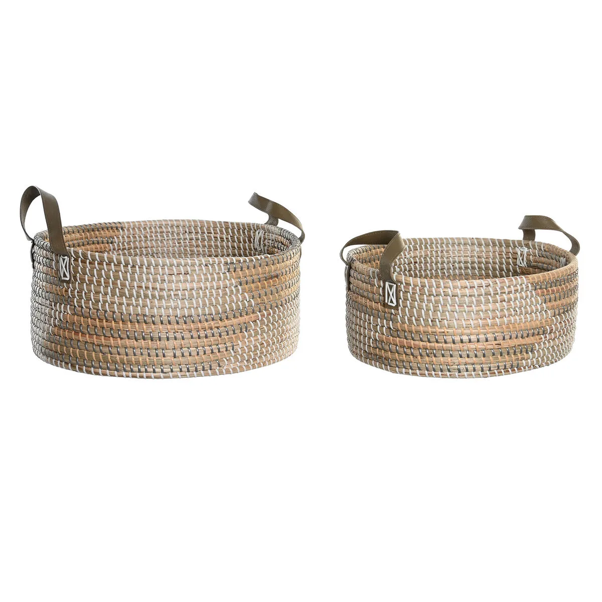 Set de basket dkd home decor marron naturel polyurethane herbier marin tropical 45 x 35 x 18 cm 45 x 34 x 27 cm 2 pieces s304293966. Diaytar révolutionne votre façon de faire du shopping en ligne !