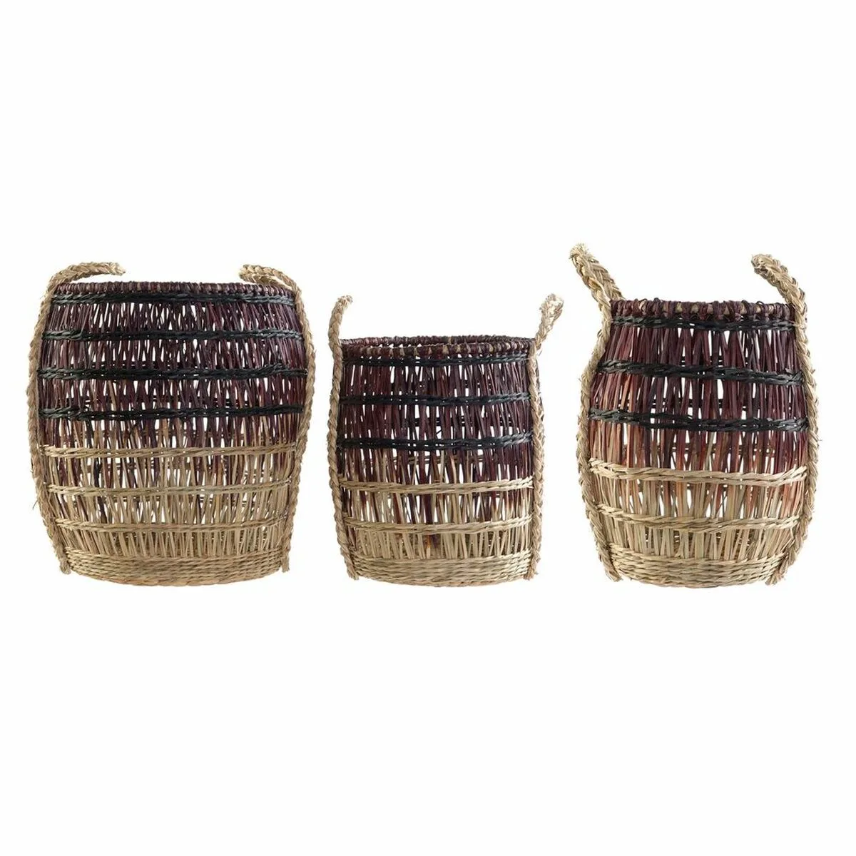 Set de basket dkd home decor naturel lila herbier marin 3 pieces s301848555. Bienvenue chez Diaytar - Votre destination shopping pour tous vos besoins du quotidien !