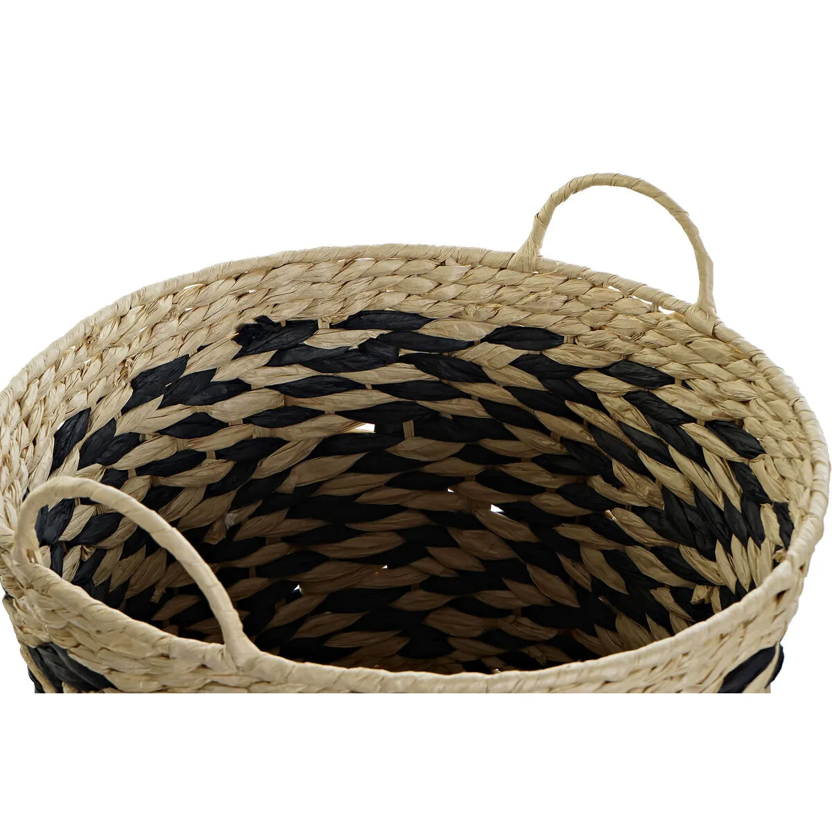 Set de basket dkd home decor noir marron clair fibre naturelle 3 pieces 3 unites s302871974. Notre équipe chez Diaytar est une brigade de passionnés, toujours en chasse pour dénicher la perle rare qui vous fera vibrer.