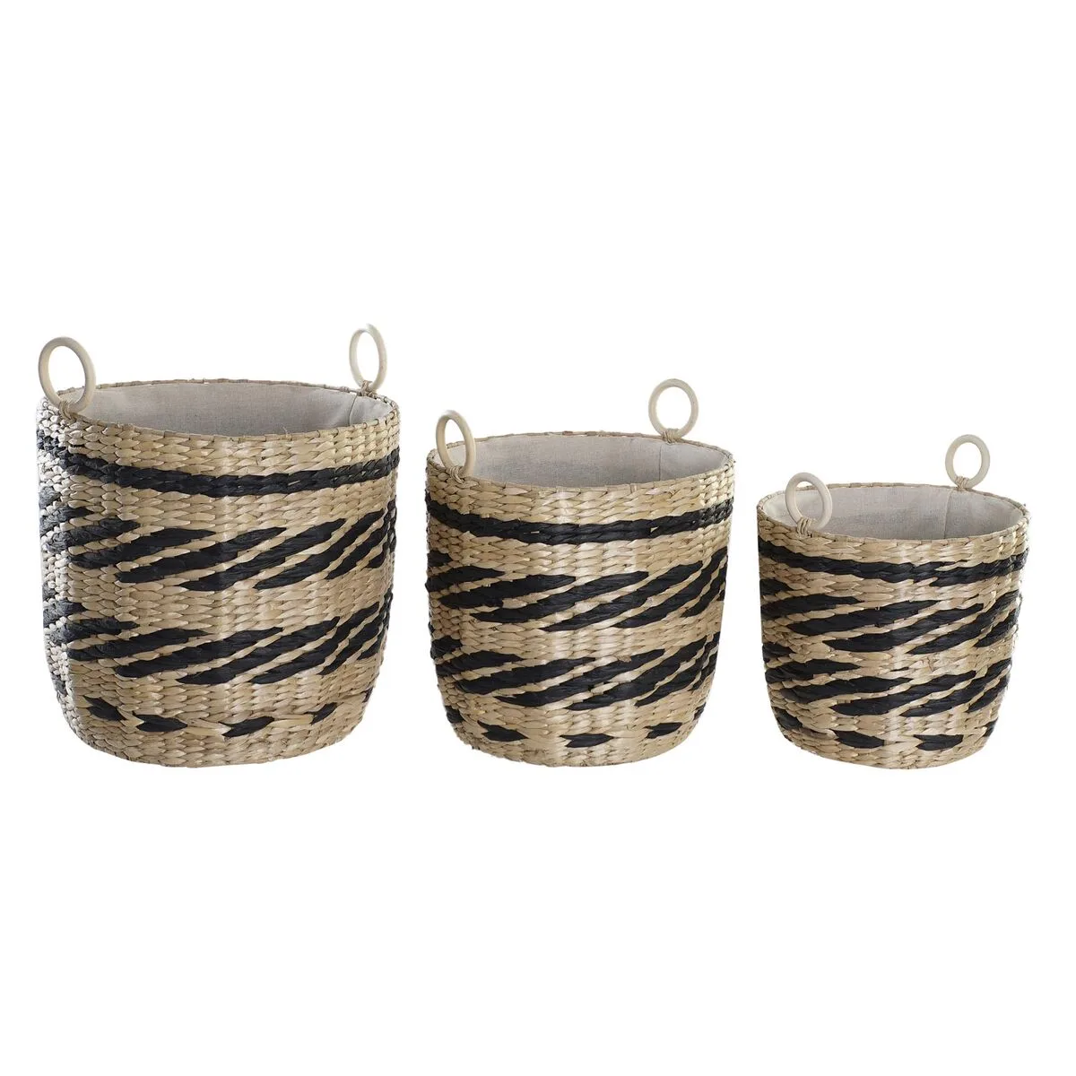 Set de basket dkd home decor noir naturel fibre naturelle 3 pieces 3 unites s302896885. Diaytar, une boutique en ligne qui défie les catégories traditionnelles en mêlant produits high-tech, maison et lifestyle avec brio