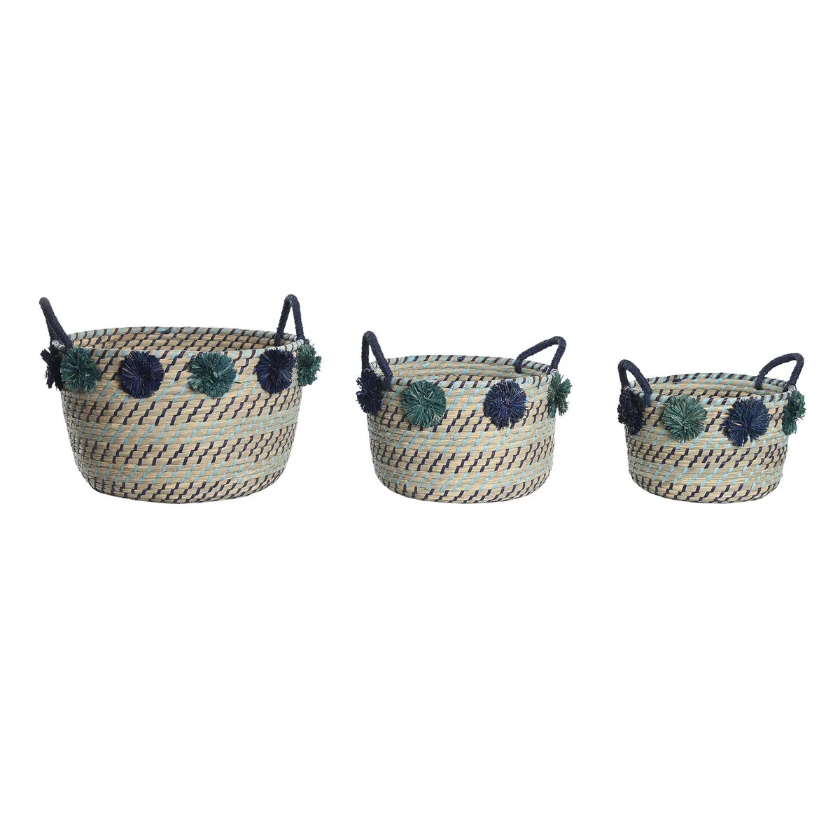 Set de basket dkd home decor polypropylene pompons 46 x 44 x 34 cm s304205614. Avec Diaytar, redécouvrez le plaisir de l'achat en ligne grâce à une approche humaine des produits et de la curation