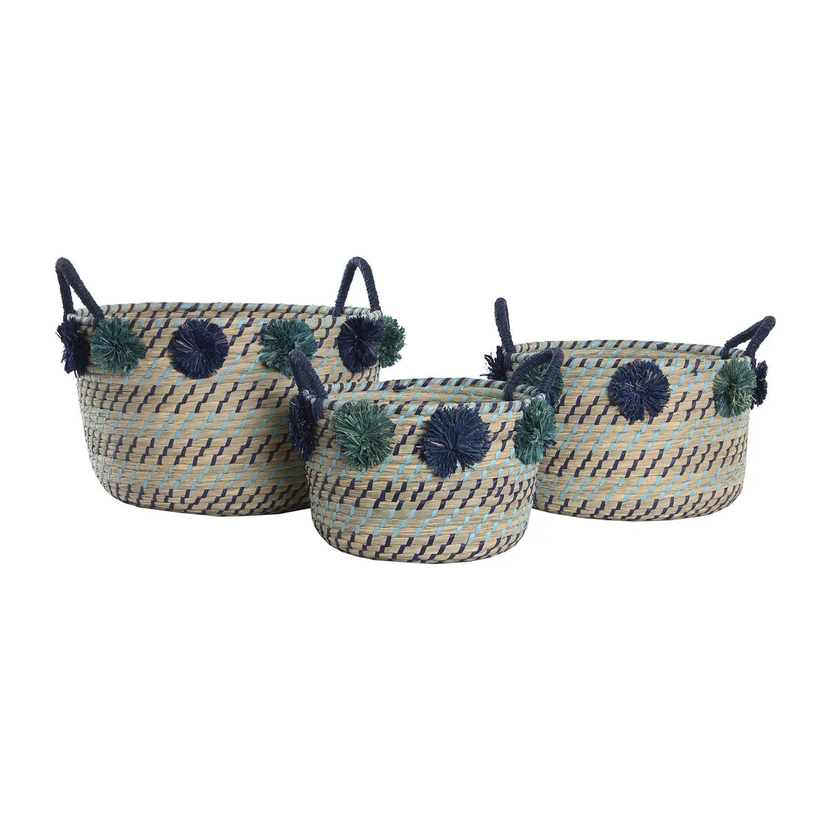 Set de basket dkd home decor polypropylene pompons 46 x 44 x 34 cm s304205676. Diaytar, c'est la démonstration que le meilleur des produits est à portée de clic, sans compromis, sans attente.