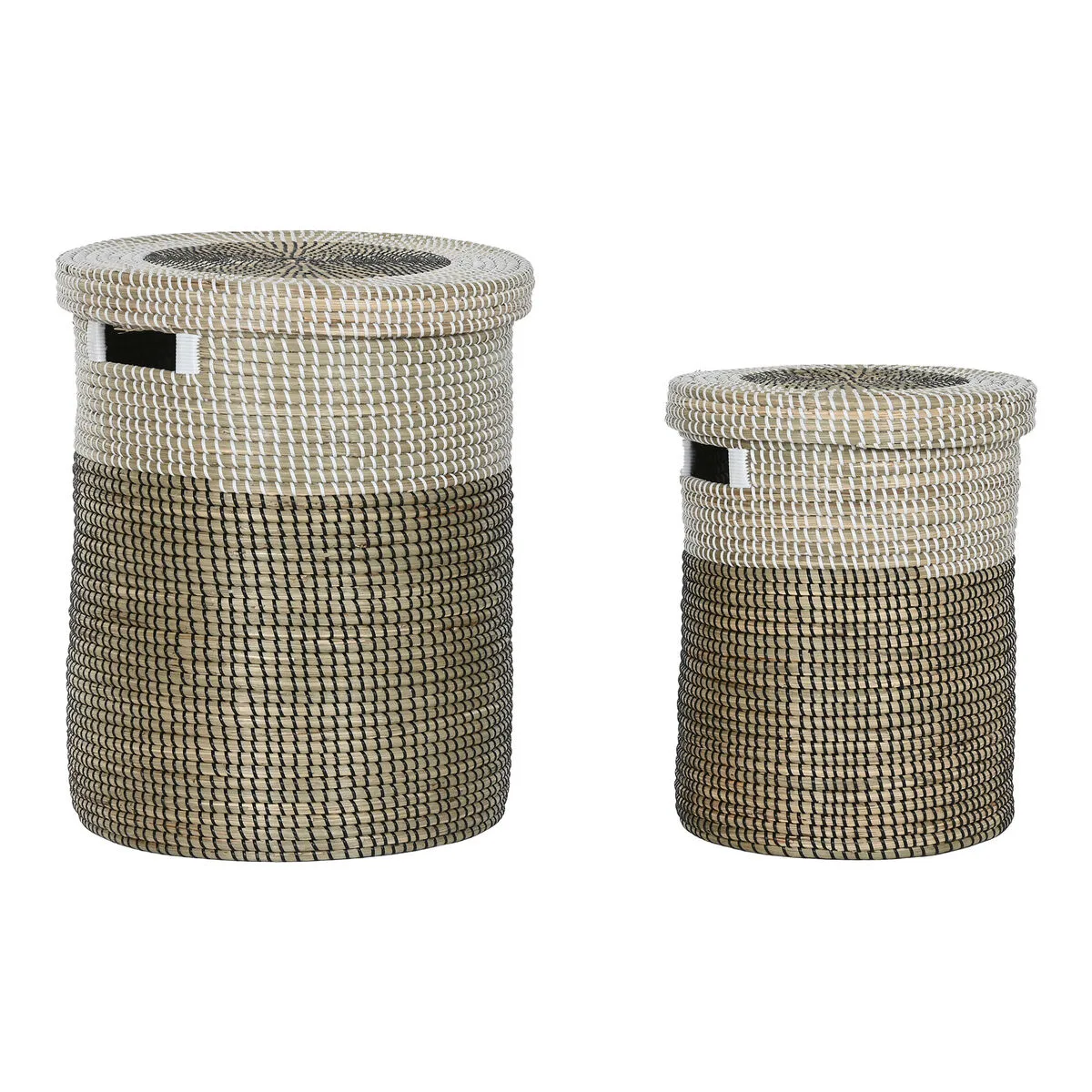 Set de basket home esprit blanc noir naturel herbier marin 2 pieces s305777620. Diaytar s'adapte à vos besoins avec une gamme complète et variée.