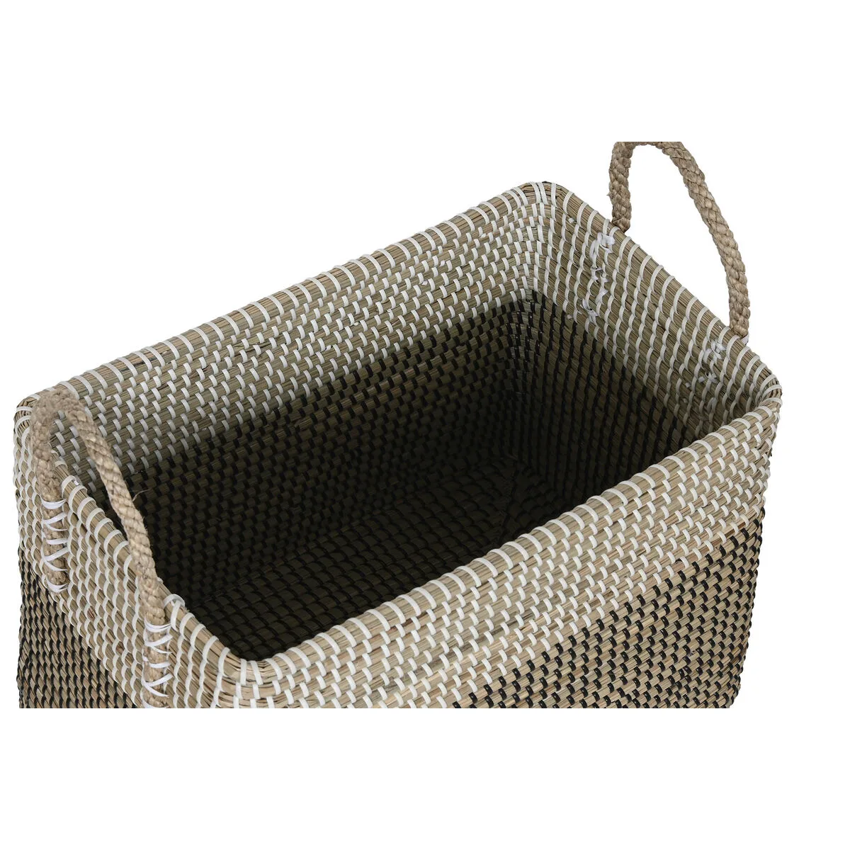 Set de basket home esprit blanc noir naturel herbier marin boho 44 x 25 x 38 cm 2 pieces s305777550. Bienvenue dans le futur du shopping. Diaytar utilise la data pour anticiper vos besoins, mais garde la magie de la surprise.