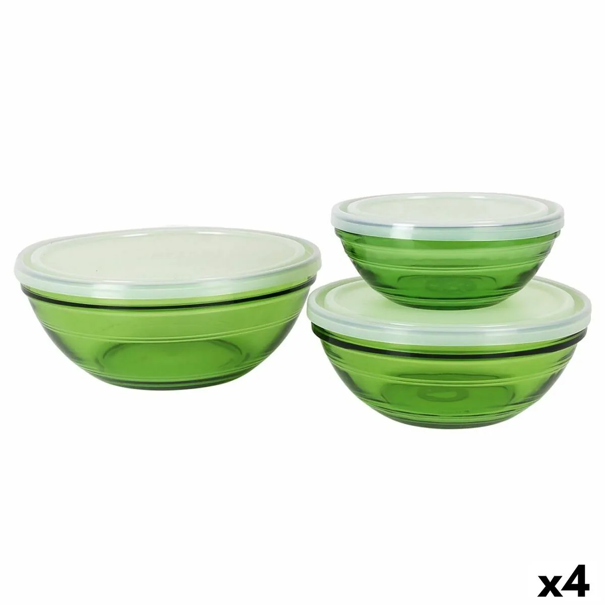 Set de bols duralex vert avec couvercle 3 pieces 4 unites s222724818. Diaytar révolutionne votre façon de faire du shopping en ligne !