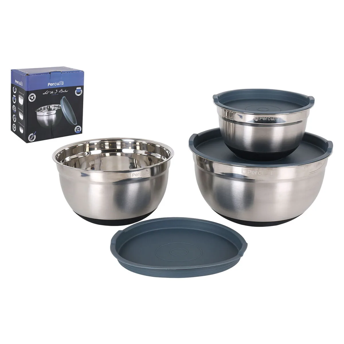 Set de bols percutti multicouleur silicone 300 ml 3 pieces 3 unites 3 unites m070577337. Diaytar s'engage à vous proposer une expérience shopping unique avec des produits généraux innovants, tendance et toujours à prix attractifs