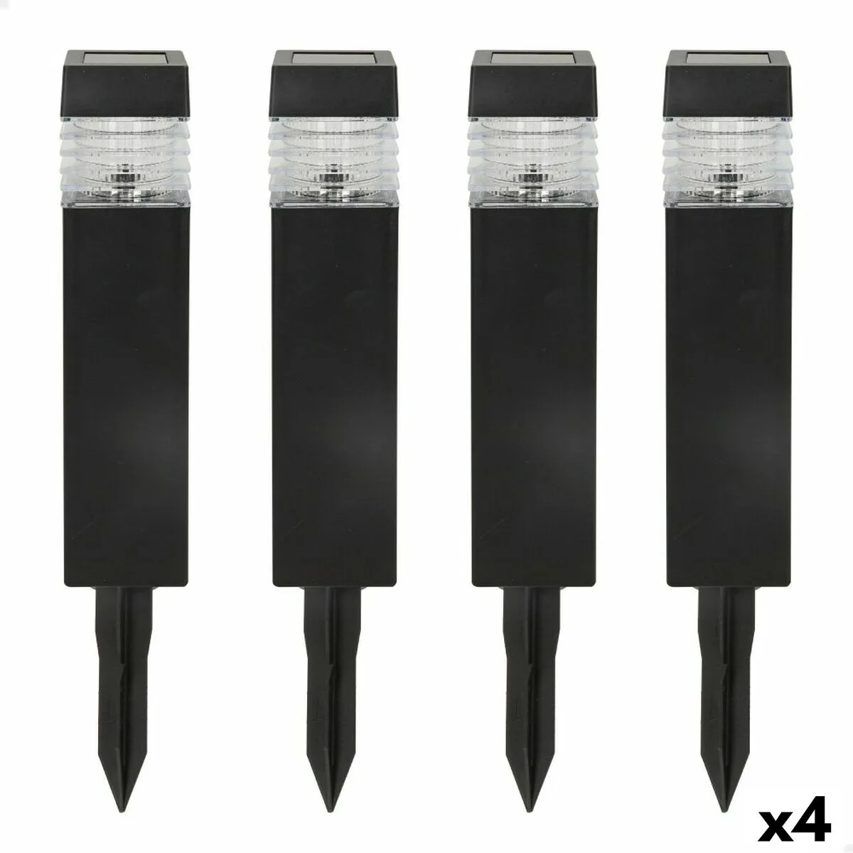Set de bornes de jardin solaires aktive 4 pieces plastique 6 x 39 5 x 6 cm 4 unites s890241839. Diaytar s'engage à vous proposer une expérience shopping unique avec des produits généraux innovants, tendance et toujours à prix attractifs