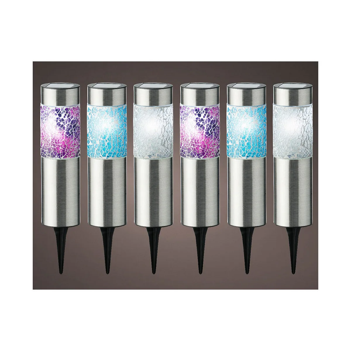 Set de bornes de jardin solaires lumineo gaudi lumiere led balise s791109128. Votre vie, simplifiée et stylisée par Diaytar et sa collection de produits essentiels et innovants
