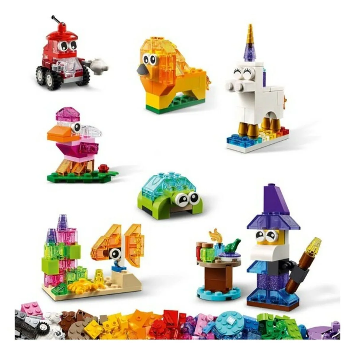 Set de construction classic transparent bricks lego 11013 multicouleur s241074615. Diaytar, c'est le testament vivant qu'on peut allier large choix et qualité exemplaire dans le e-commerce.