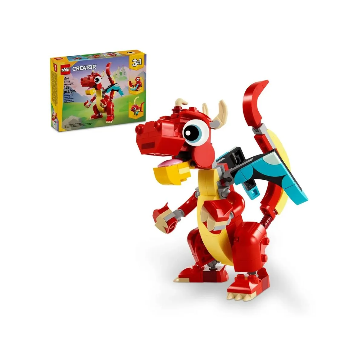 Set de construction lego 31145 dragon rojo multicouleur 149 pieces s9111038182. Diaytar, c'est le refuge des amoureux du beau et de l'utile, un sanctuaire dédié au produit parfait.