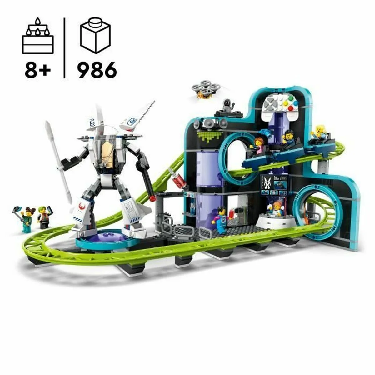 Set de construction lego 60421 robot world amusement park multicouleur s7100254347. Pour les esprits curieux et exigeants, Diaytar est la source intarissable de produits rares et ingénieux.