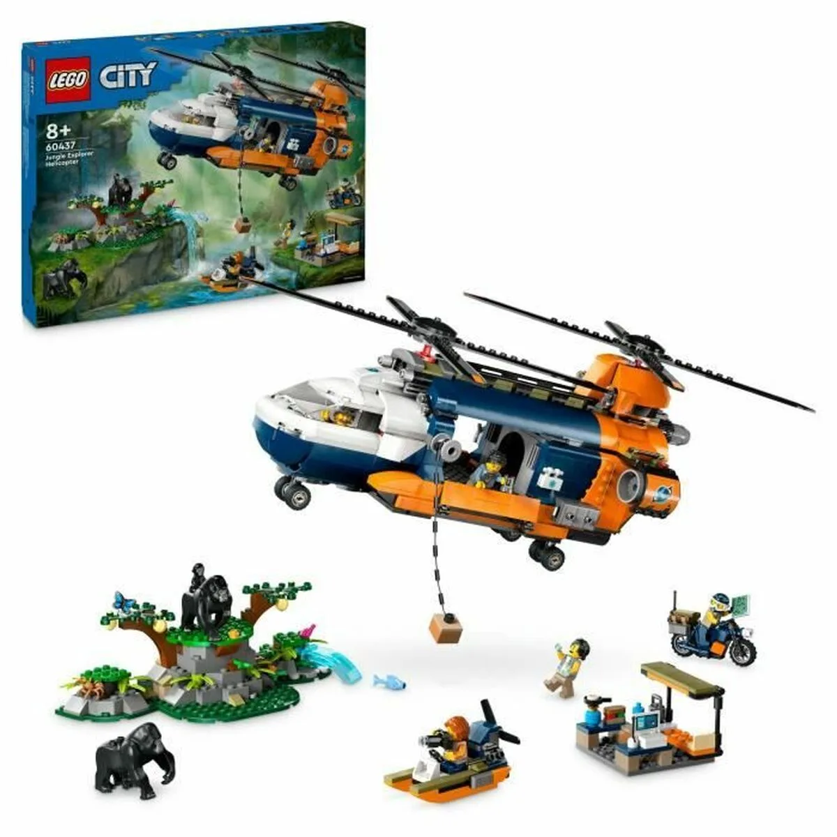Set de construction lego 60437 jungle explorer helicopter base camp multicouleur s7100254966. Diaytar, c'est l'évidence que quand on aime les produits, on ne compte pas. On les collectionne. À vous de jouer.