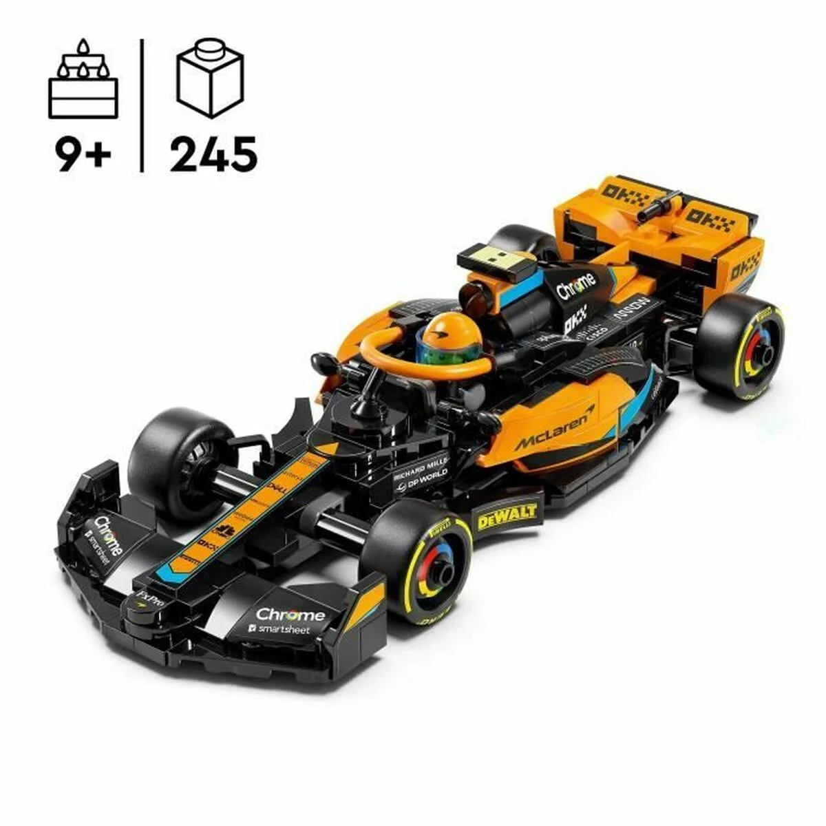 Set de construction lego 76919 f1 mclaren 2023 multicouleur 245 pieces s919802613. Diaytar ne suit pas les tendances, il les anticipe à travers sa sélection前瞻 de produits électroniques et généraux