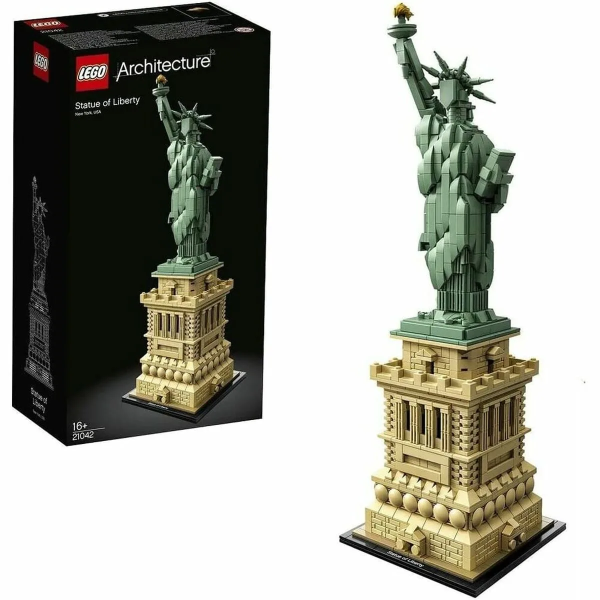 Set de construction lego architecture 21042 the statue of liberty multicouleur s716329379. Créez votre look signature avec les pièces mode sélectionnées par Diaytar.