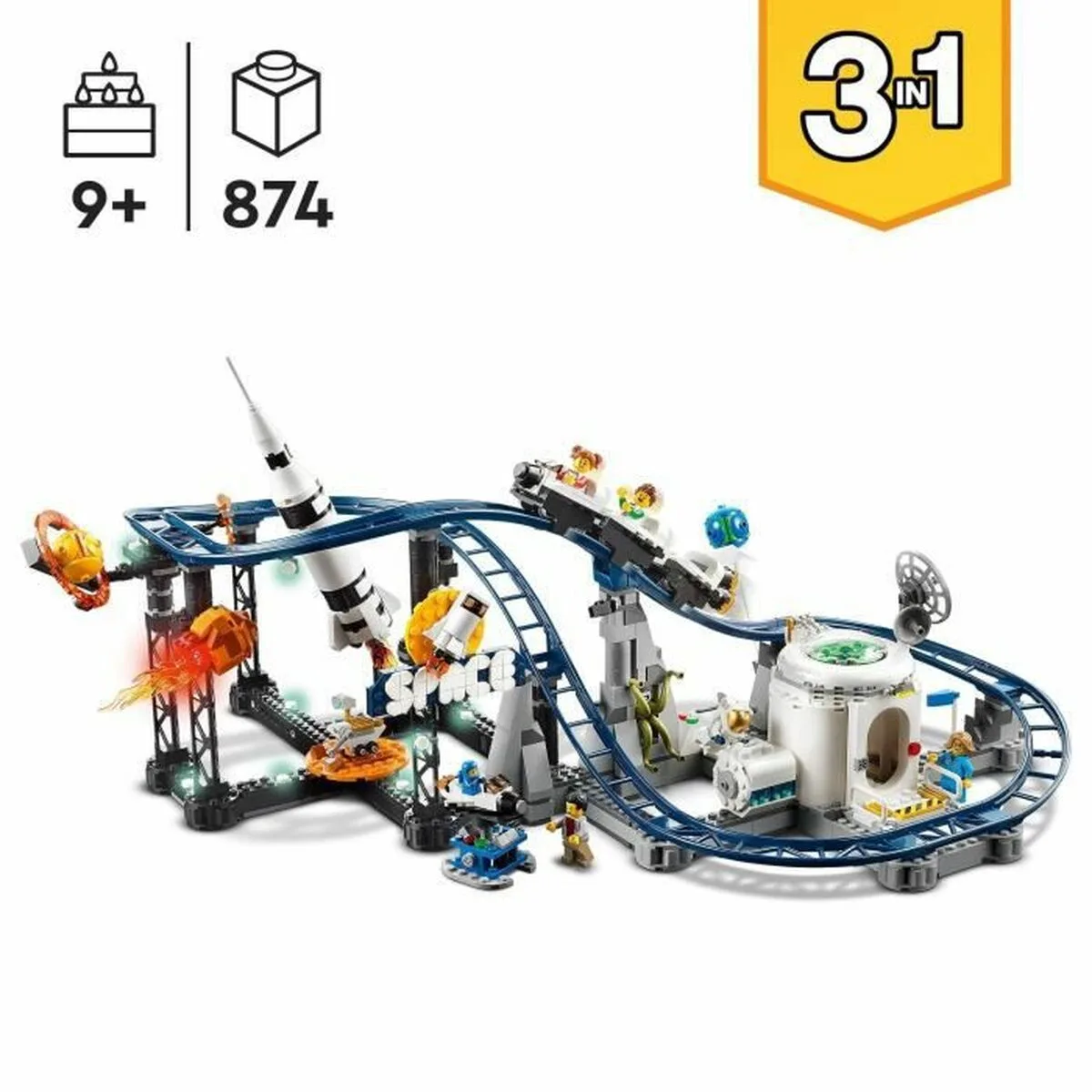 Set de construction lego creator 31142 space rollercoaster multicouleur 874 pieces s719181583. Bienvenue chez Diaytar, où nous croyons que le meilleur produit est celui qui vous trouve, et non l'inverse.