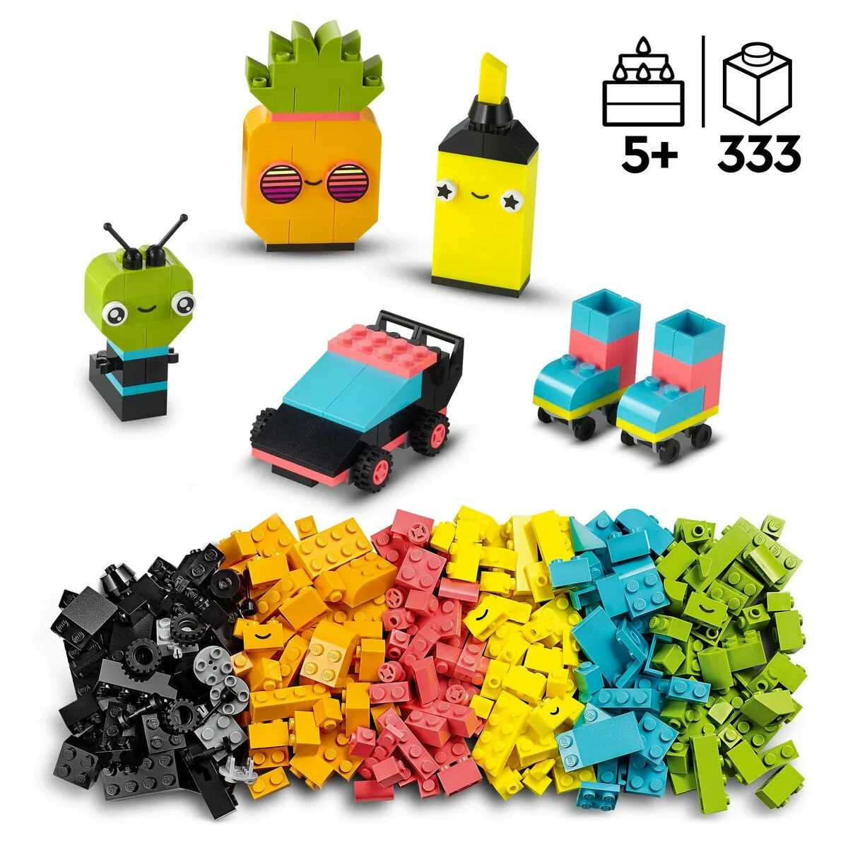Set de construction lego diversion creativa en neon 333 pieces s911733480. Diaytar : là où le shopping devient une forme d'art. Curateur d'un quotidien plus beau et plus fonctionnel.