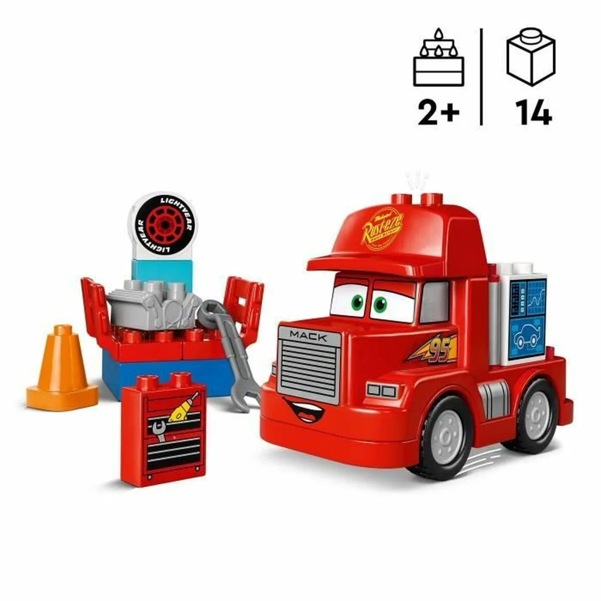 Set de construction lego duplo 10417 disney and pixar cars mack race multicouleur s719771683. Diaytar a été conçu pour ceux qui voient le shopping en ligne comme une source d'inspiration et de solutions pratiques