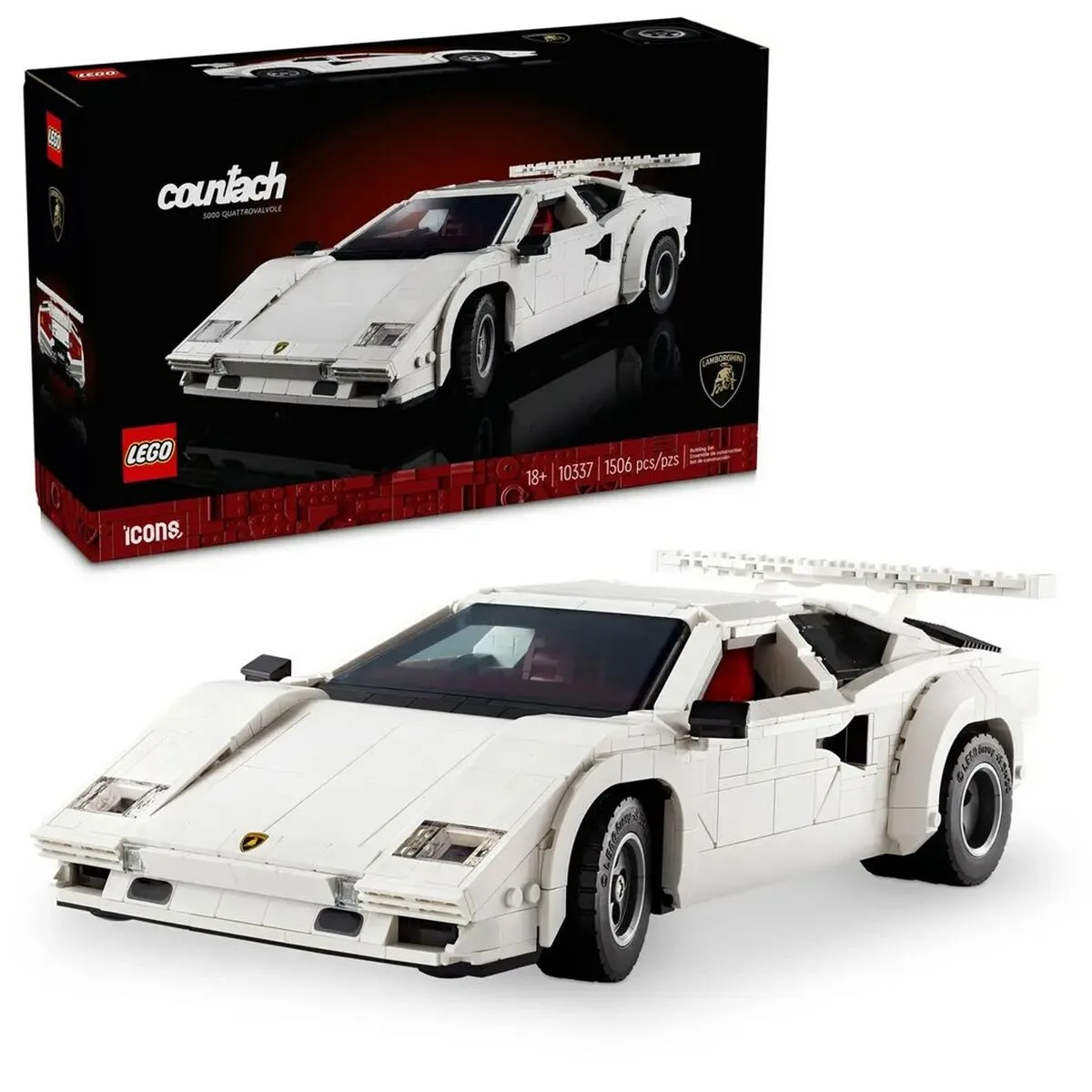 Set de construction lego icons 10337 lamborghini countach 5000 quattrovalvole 1506 pieces s9111594675. Les dernières tendances mode vous attendent chez Diaytar !