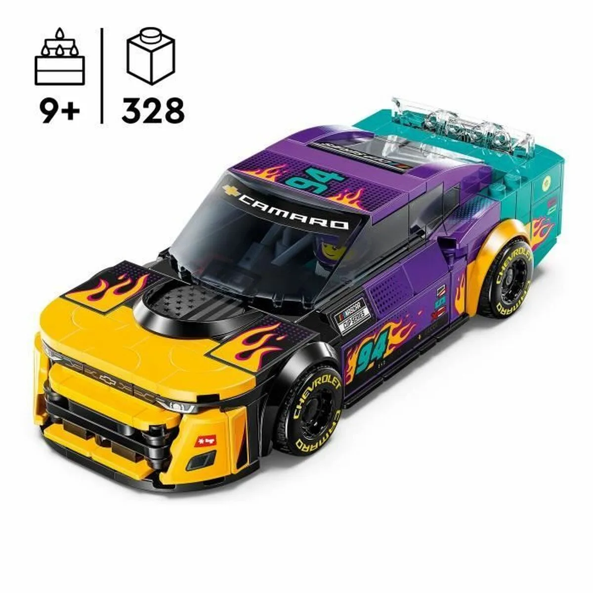 Set de construction lego nascar next gen chevrolet camaro zl1 328 pieces s7100738888. L'excellence à portée de clic avec la boutique en ligne Diaytar.
