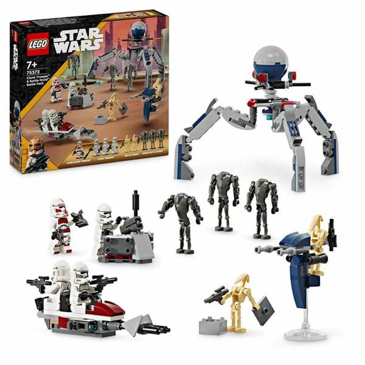 Set de construction lego star wars 75372 clone trooper battle droid multicouleur s243563833. Diaytar révolutionne votre façon de faire du shopping en ligne !