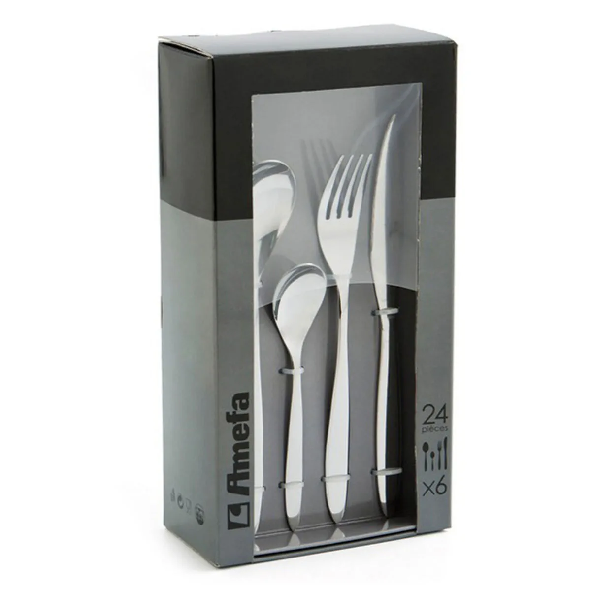 Set de couverts amefa actual metal acier acier inoxydable 24 pieces s270001369. Diaytar : Parce que vous méritez le meilleur, nous sélectionnons l'excellence.