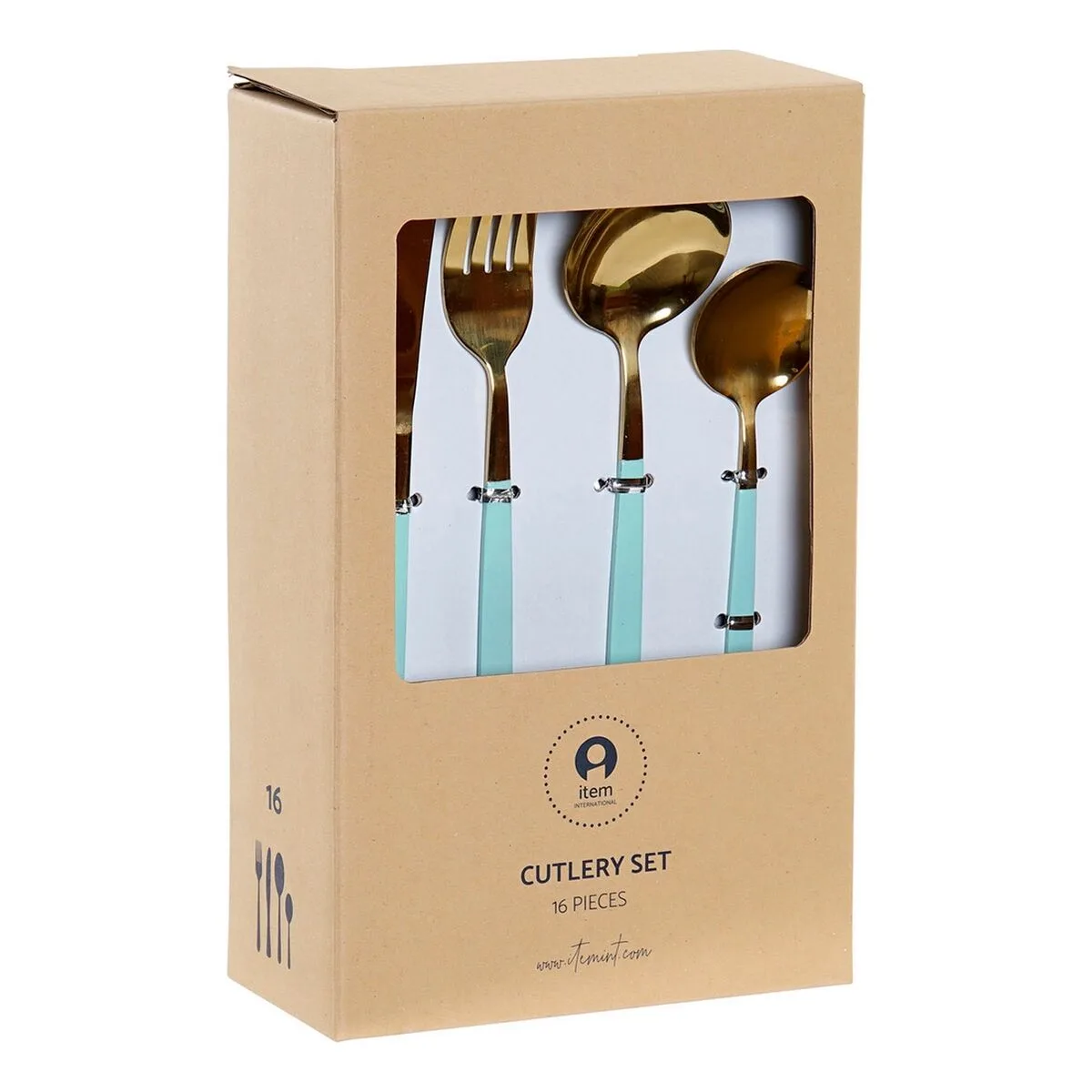 Set de couverts dkd home decor vert dore acier inoxydable 1 5 x 0 5 x 22 3 cm 16 pieces s301242168. Diaytar anticipe les tendances pour vous offrir le meilleur de la mode.