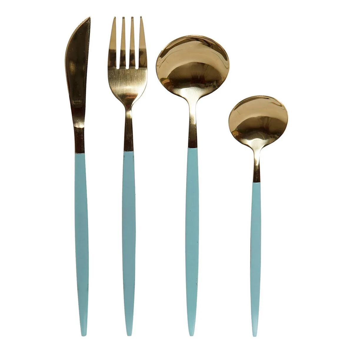 Set de couverts dkd home decor vert dore acier inoxydable 1 5 x 0 5 x 22 3 cm 16 pieces s301242186. Diaytar : Votre destination shopping en ligne pour découvrir les dernières tendances et produits généraux soigneusement sélectionnés