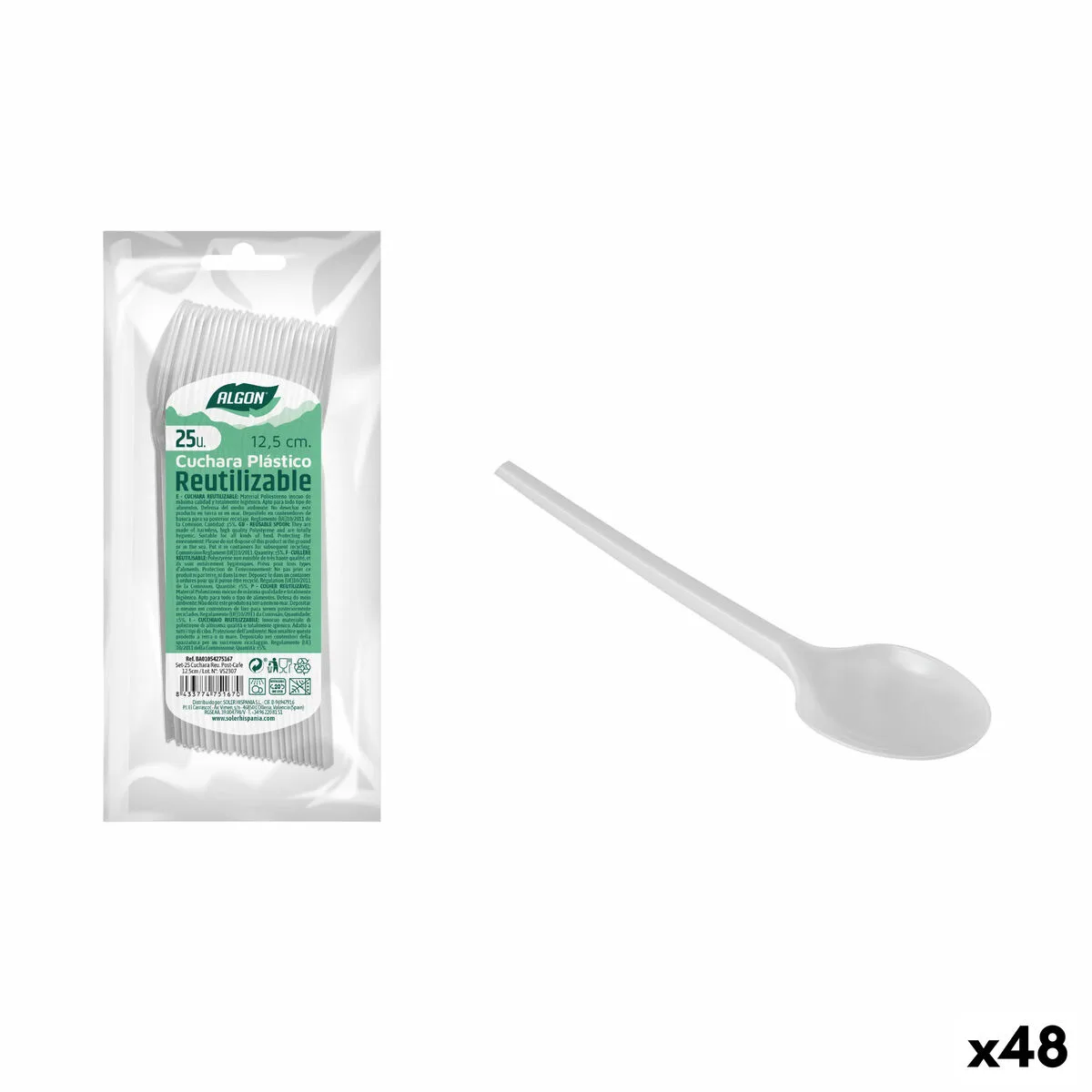 Set de cuilleres reutilisables algon cafe 25 pieces 12 5 cm 48 unites s222947623. Diaytar, le reflect de vos envies multiples : une gamme de produits soigneusement composée pour sa diversité et sa pertinence