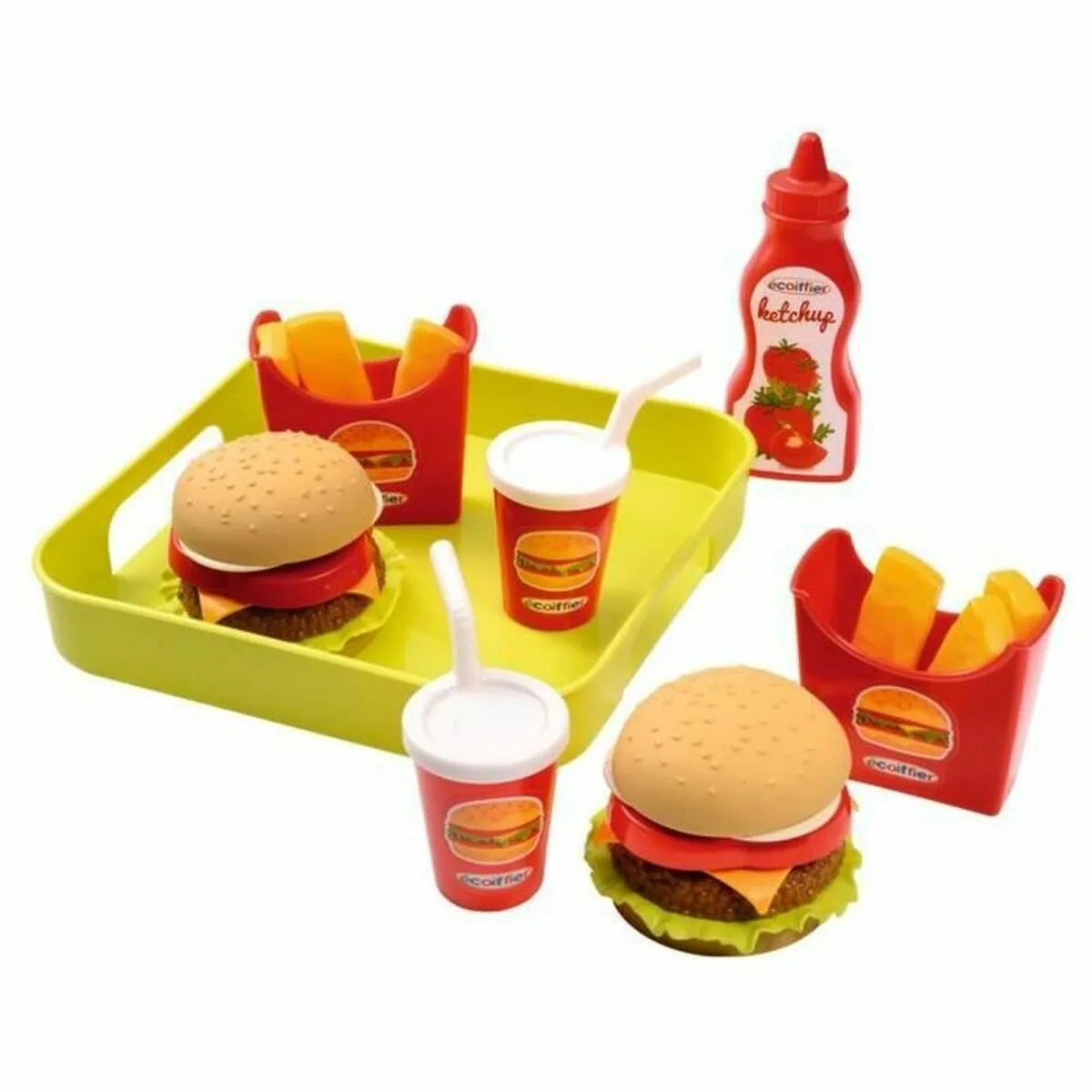Set de jouets alimentaires ecoiffier hamburger tray s712474512. L'ambition de Diaytar : devenir votre boutique en ligne de référence pour tous les produits qui améliorent votre vie