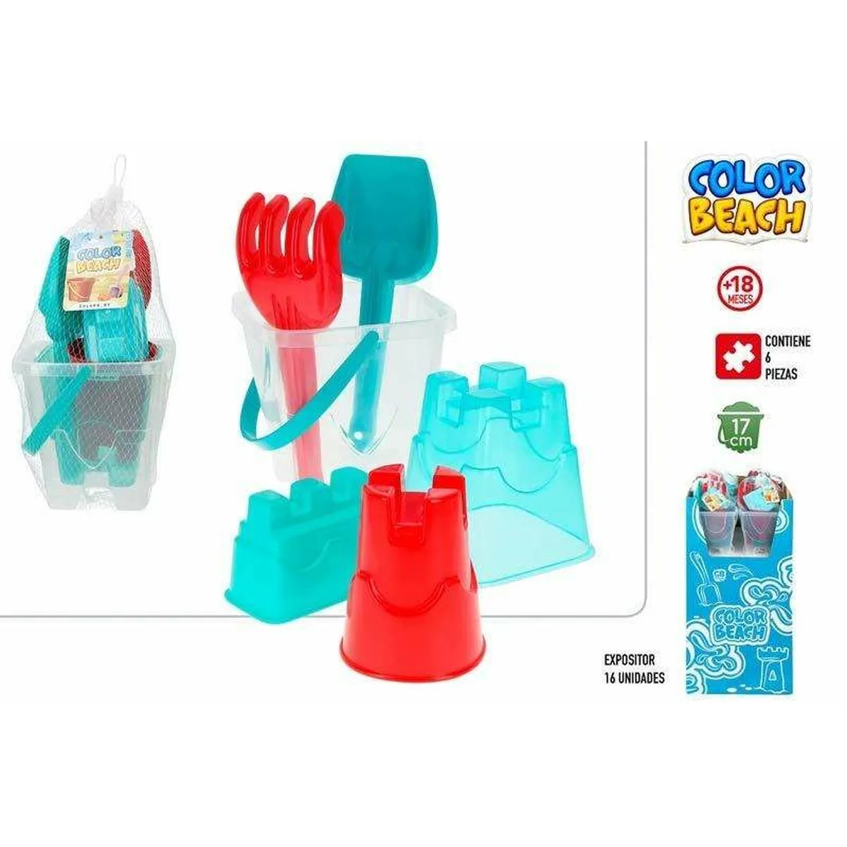 Set de jouets de plage colorbaby 17 cm 6 pieces s243482071. Diaytar, c'est votre passeport pour un tour du monde des produits les plus inspirants, sans quitter votre canapé.