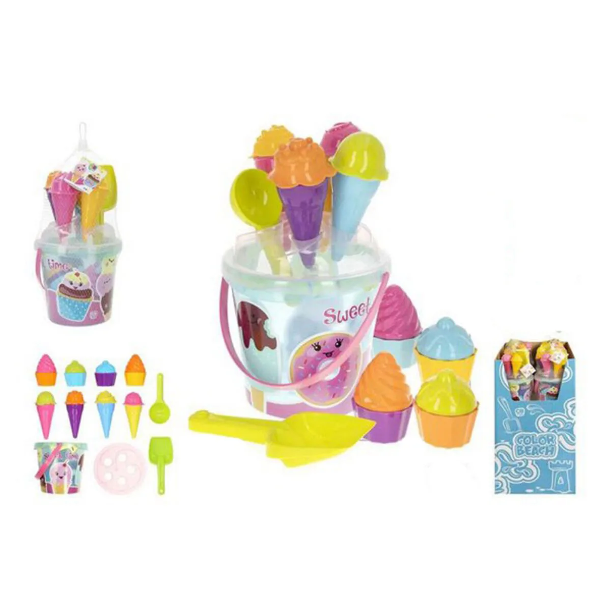 Set de jouets de plage colorbaby 20 pcs s241195889. Diaytar Home : Créez l'atmosphère parfaite dans chaque pièce de votre maison.